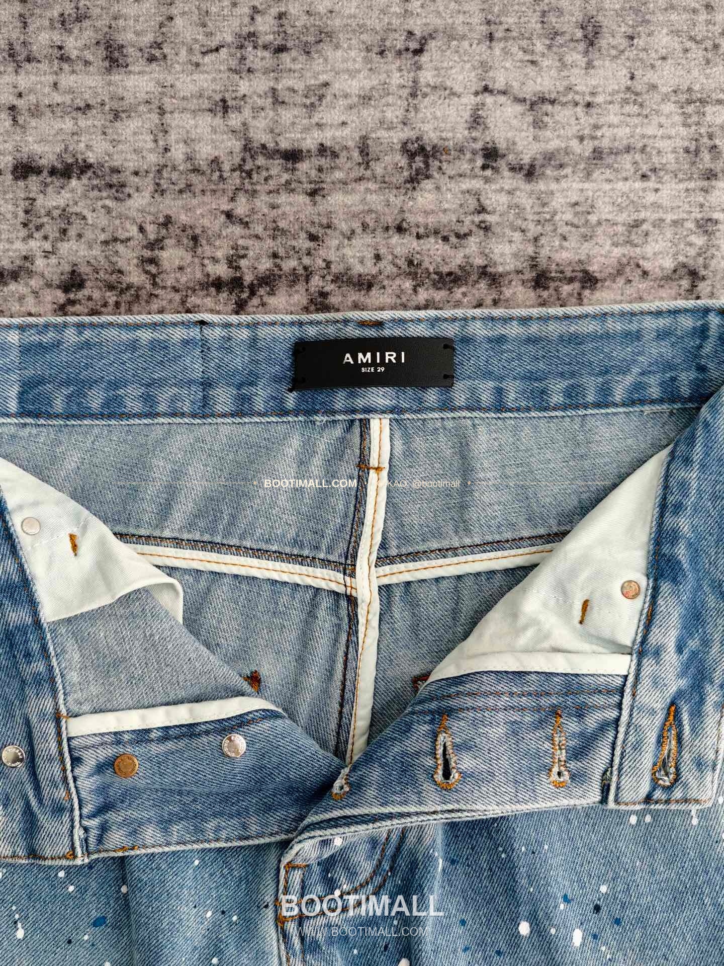 아미리 코튼 와이드핏 데님 팬츠 AMIRI Cotton Wide Fit Denim Pants PHM71300160 5