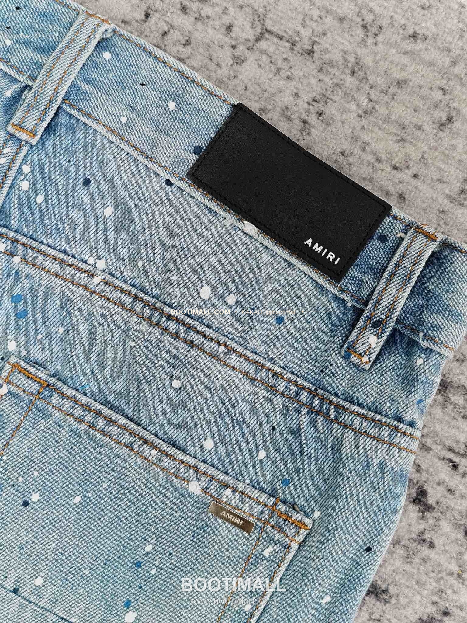 아미리 코튼 와이드핏 데님 팬츠 AMIRI Cotton Wide Fit Denim Pants PHM71300160 8