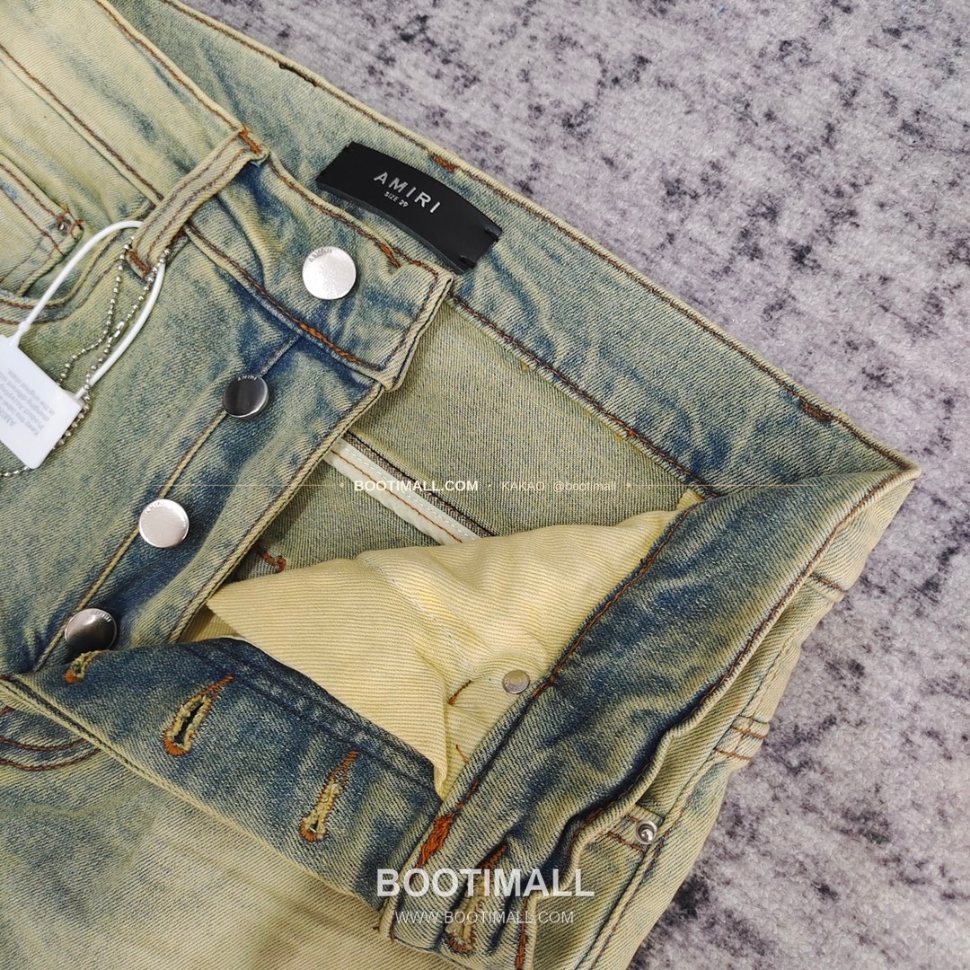 아미리 코튼 슬림핏 데님 팬츠 AMIRI Cotton Slim Fit Denim Pants PHM679000 4
