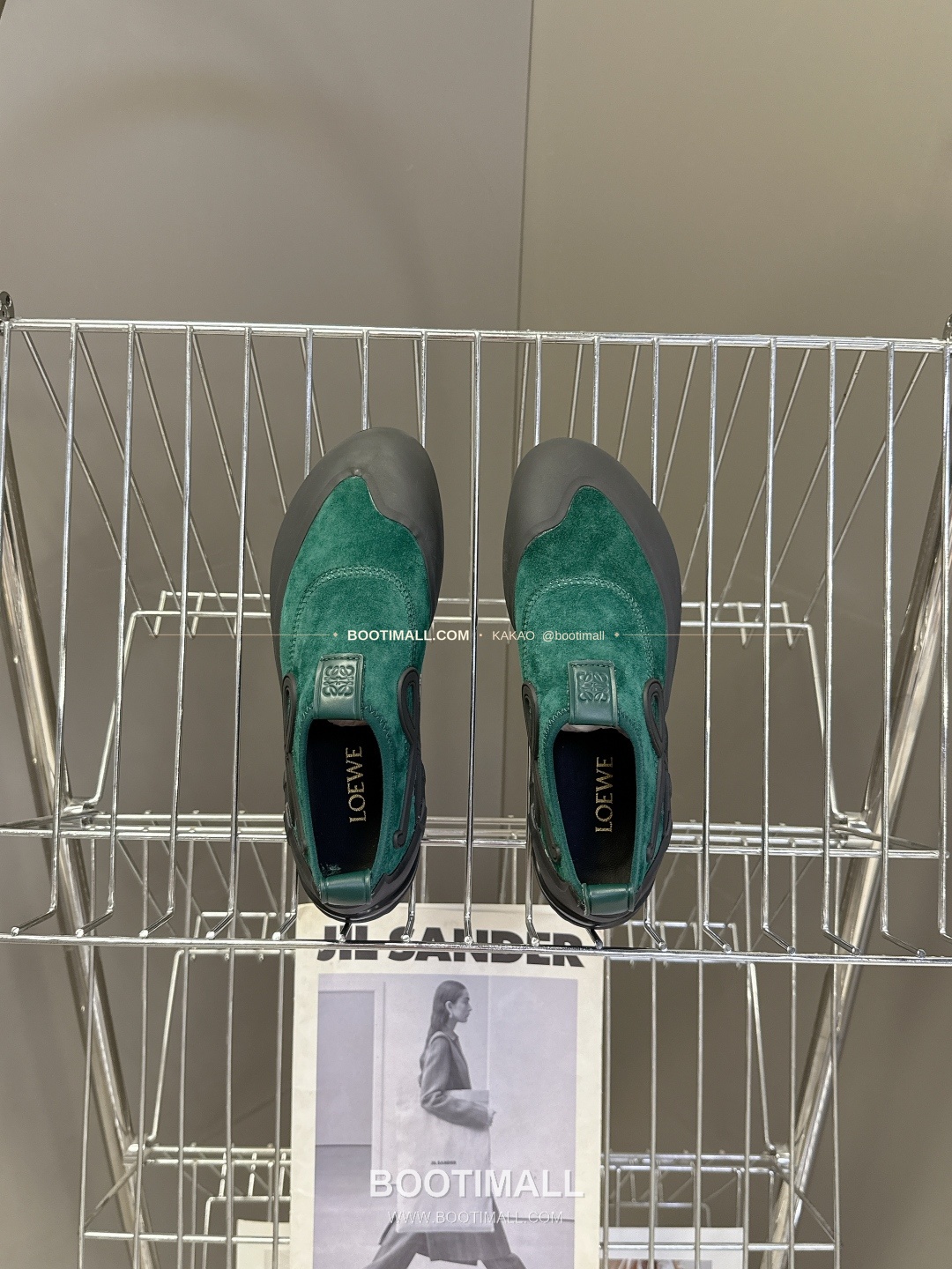 로에베 스웨이드 나일론 아나그램 러버솔 스니커즈 LOEWE Suede Nylon Anagram Rubber Sole Sneakers 6