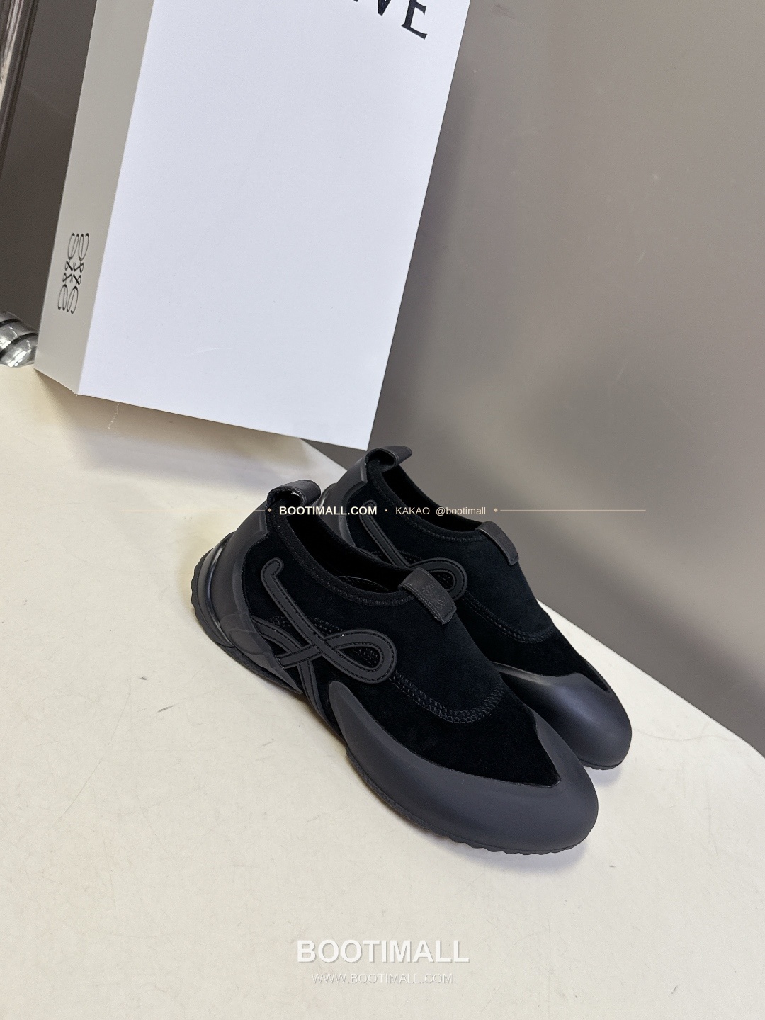 로에베 스웨이드 나일론 아나그램 러버솔 스니커즈 LOEWE Suede Nylon Anagram Rubber Sole Sneakers 2