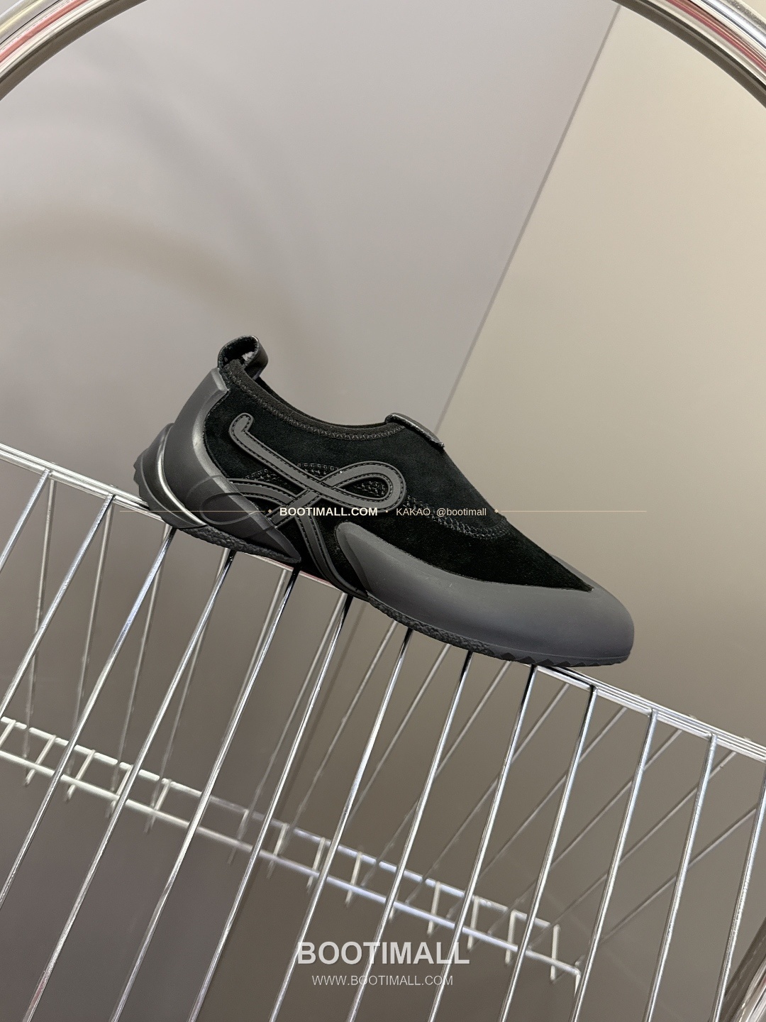 로에베 스웨이드 나일론 아나그램 러버솔 스니커즈 LOEWE Suede Nylon Anagram Rubber Sole Sneakers 5