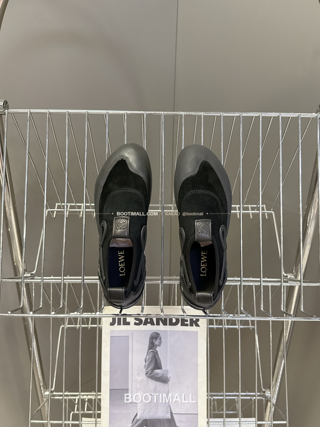 로에베 스웨이드 나일론 아나그램 러버솔 스니커즈 LOEWE Suede Nylon Anagram Rubber Sole Sneakers 6