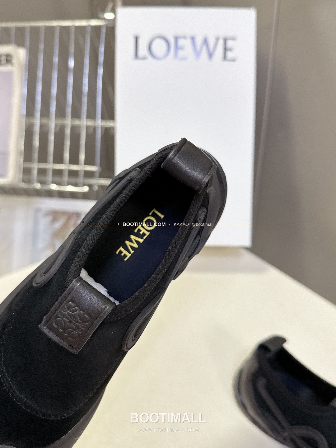 로에베 스웨이드 나일론 아나그램 러버솔 스니커즈 LOEWE Suede Nylon Anagram Rubber Sole Sneakers 7