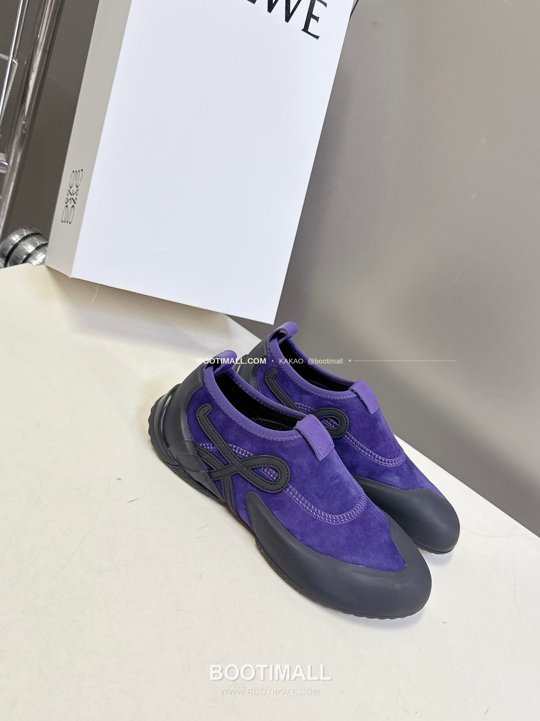 로에베 스웨이드 나일론 아나그램 러버솔 스니커즈 LOEWE Suede Nylon Anagram Rubber Sole Sneakers 2