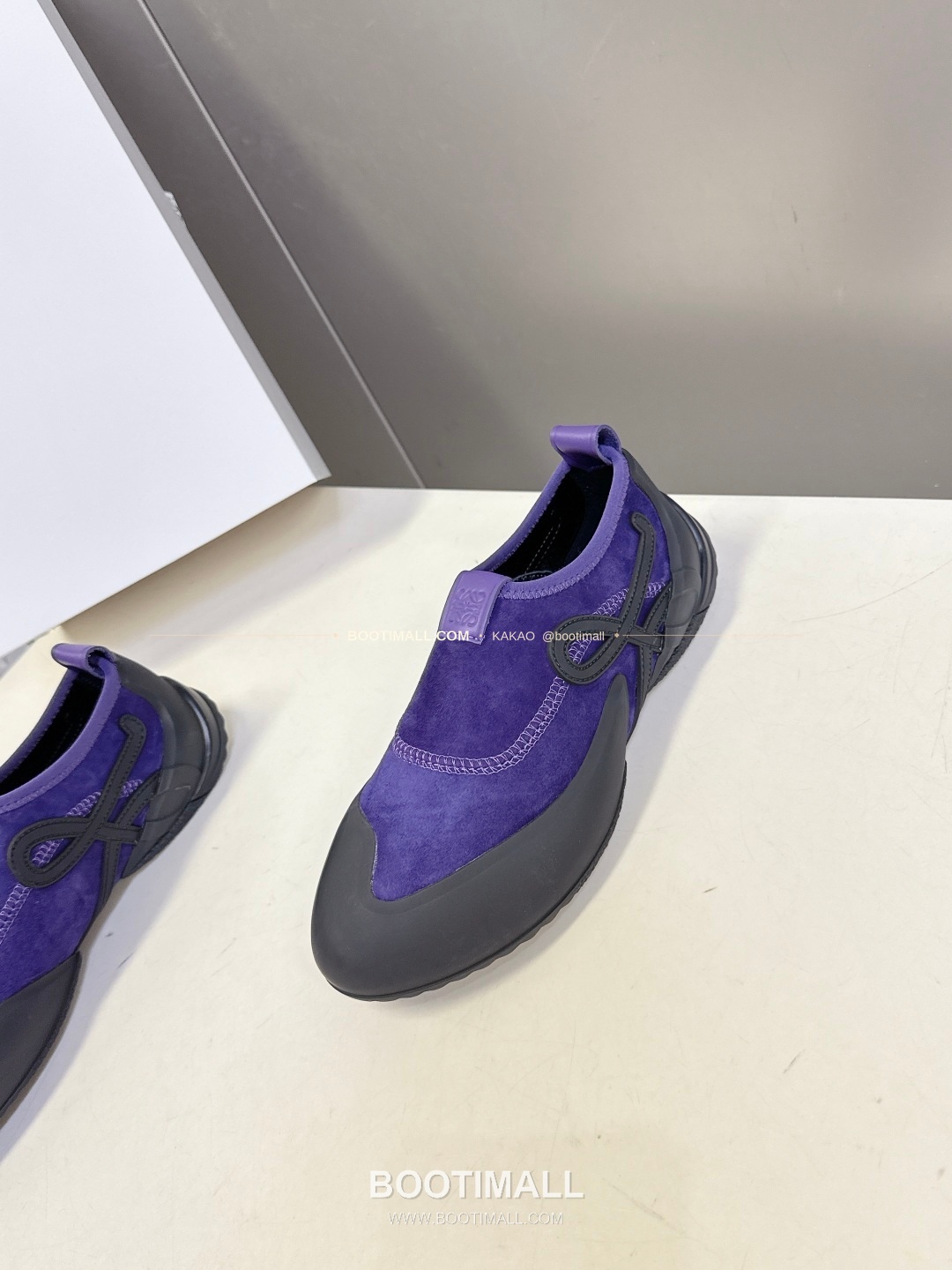 로에베 스웨이드 나일론 아나그램 러버솔 스니커즈 LOEWE Suede Nylon Anagram Rubber Sole Sneakers 3