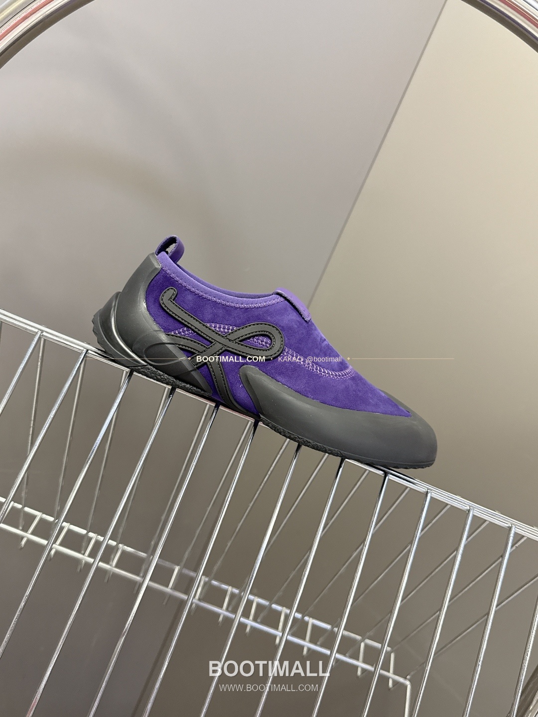 로에베 스웨이드 나일론 아나그램 러버솔 스니커즈 LOEWE Suede Nylon Anagram Rubber Sole Sneakers 5
