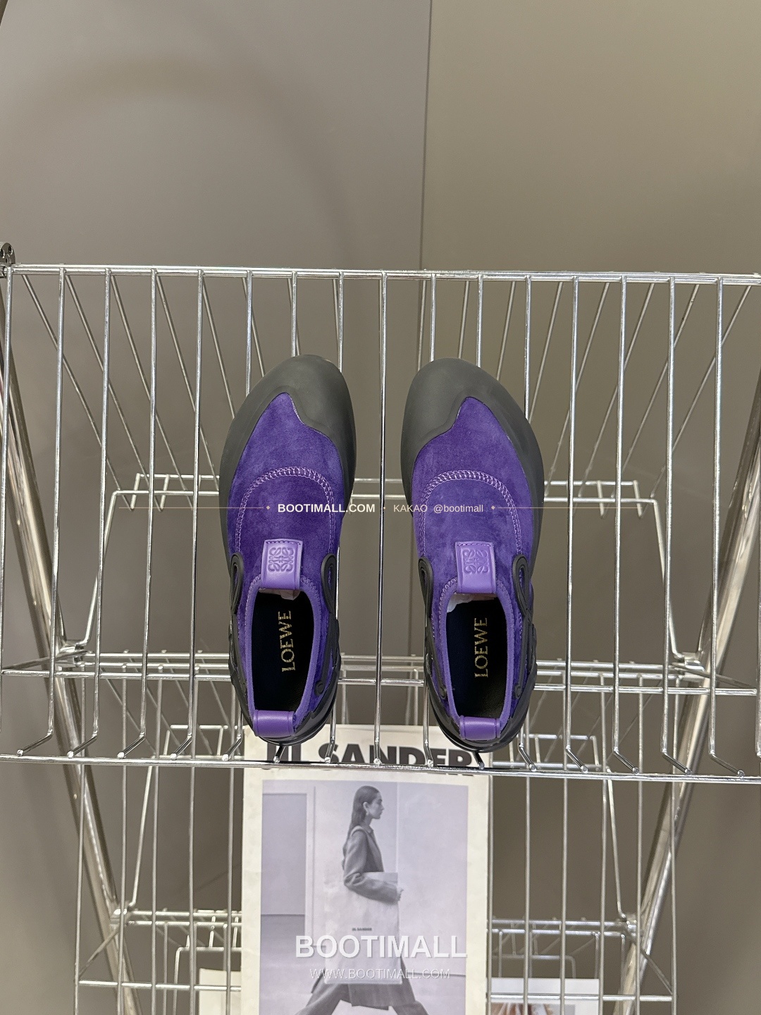 로에베 스웨이드 나일론 아나그램 러버솔 스니커즈 LOEWE Suede Nylon Anagram Rubber Sole Sneakers 6