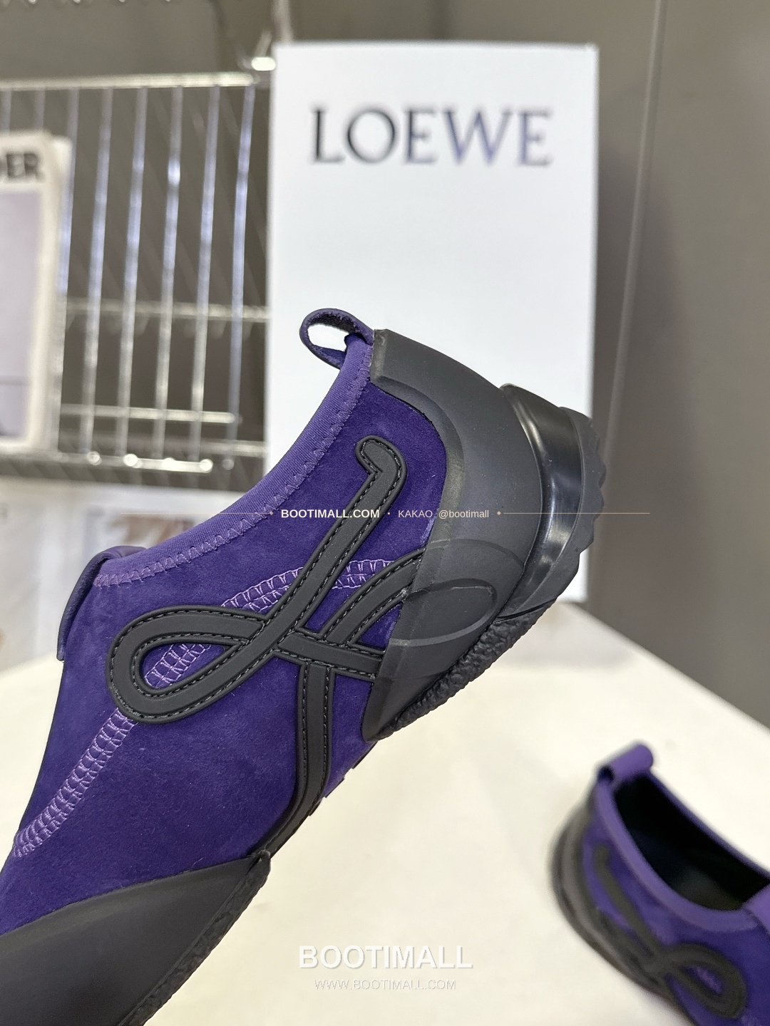 로에베 스웨이드 나일론 아나그램 러버솔 스니커즈 LOEWE Suede Nylon Anagram Rubber Sole Sneakers 7