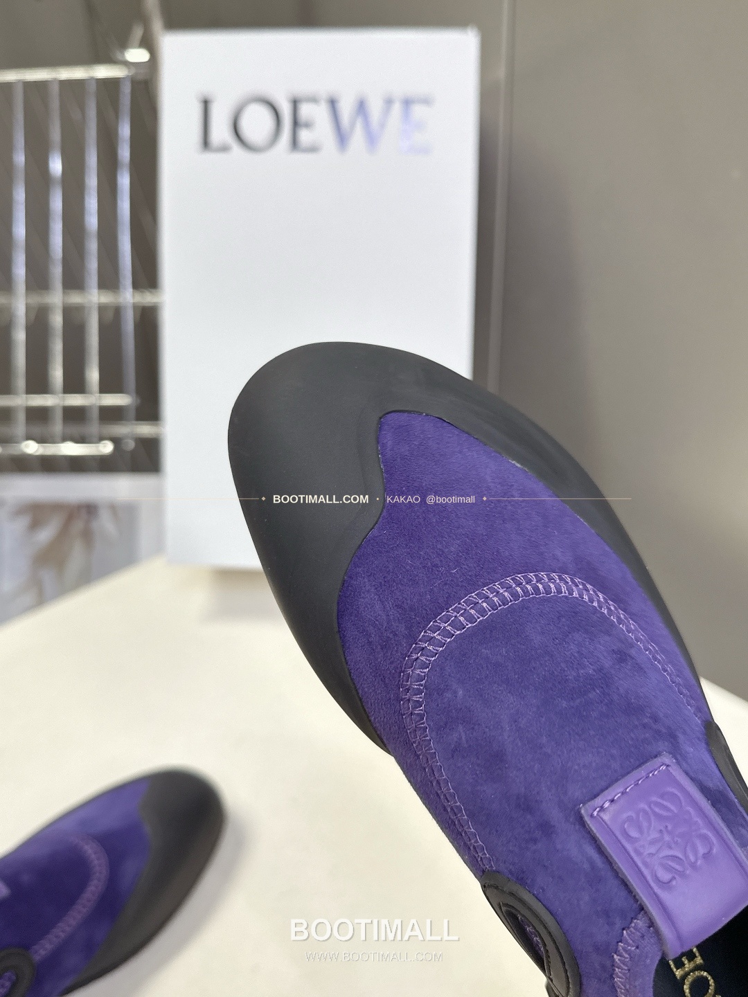 로에베 스웨이드 나일론 아나그램 러버솔 스니커즈 LOEWE Suede Nylon Anagram Rubber Sole Sneakers 8