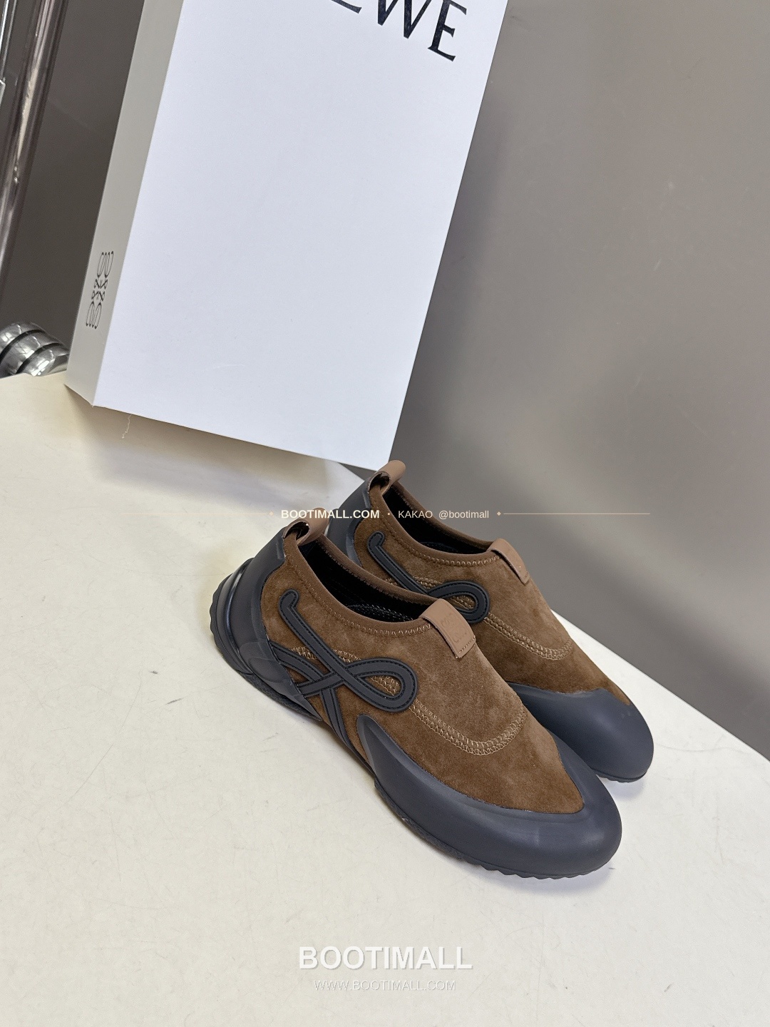 로에베 스웨이드 나일론 아나그램 러버솔 스니커즈 LOEWE Suede Nylon Anagram Rubber Sole Sneakers 2