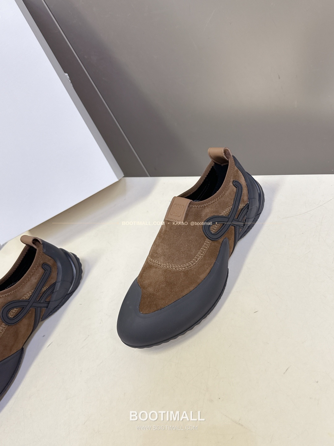 로에베 스웨이드 나일론 아나그램 러버솔 스니커즈 LOEWE Suede Nylon Anagram Rubber Sole Sneakers 3