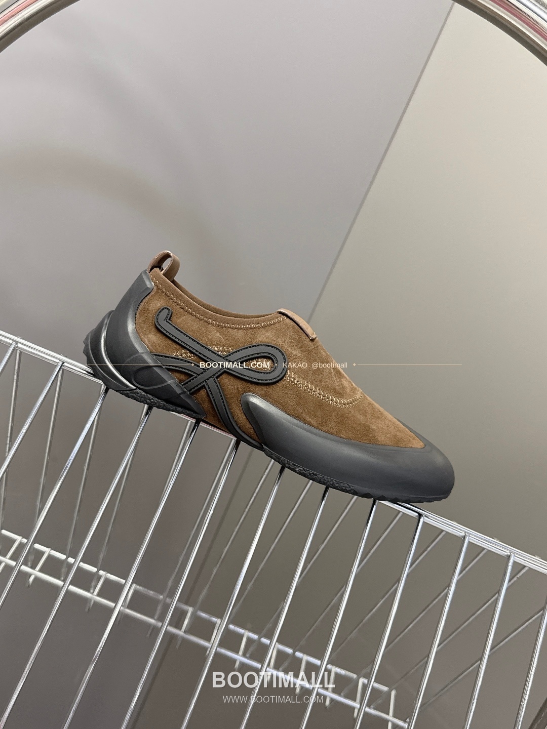 로에베 스웨이드 나일론 아나그램 러버솔 스니커즈 LOEWE Suede Nylon Anagram Rubber Sole Sneakers 5