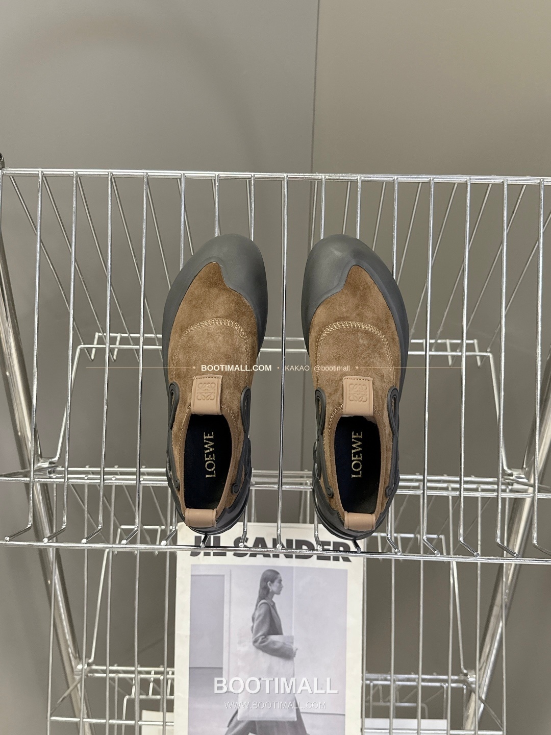 로에베 스웨이드 나일론 아나그램 러버솔 스니커즈 LOEWE Suede Nylon Anagram Rubber Sole Sneakers 6