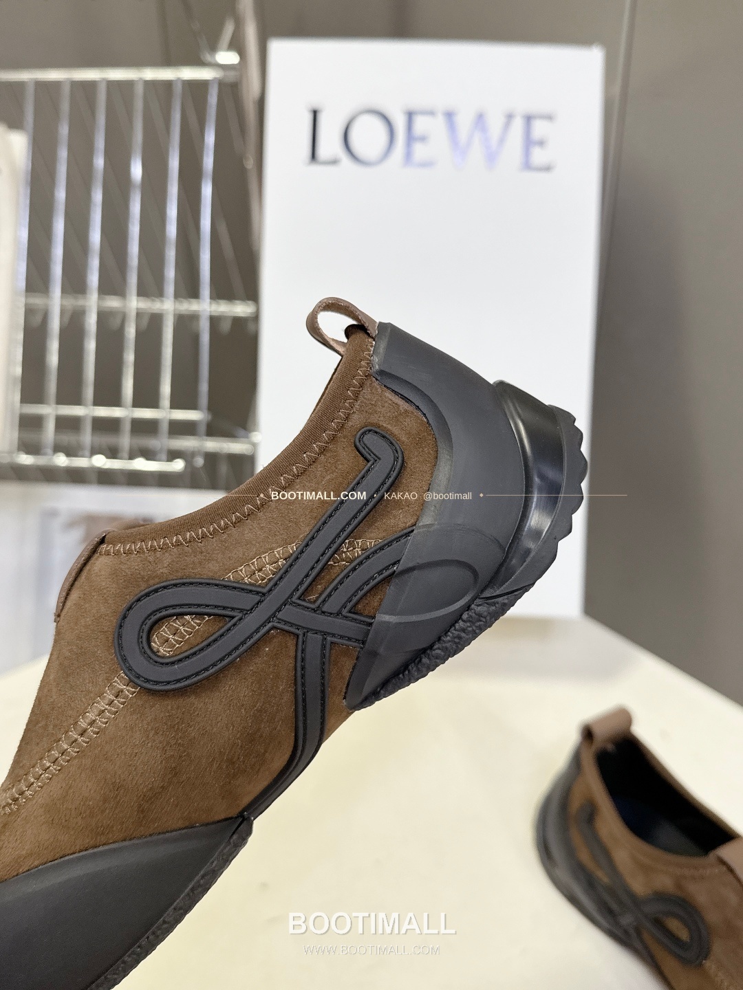 로에베 스웨이드 나일론 아나그램 러버솔 스니커즈 LOEWE Suede Nylon Anagram Rubber Sole Sneakers 7