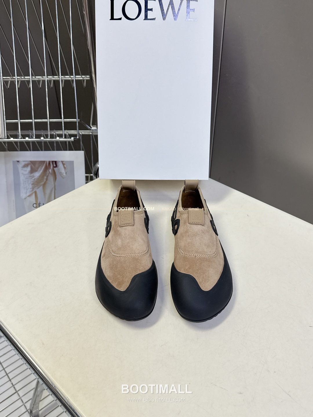 로에베 스웨이드 나일론 아나그램 러버솔 스니커즈 LOEWE Suede Nylon Anagram Rubber Sole Sneakers 1