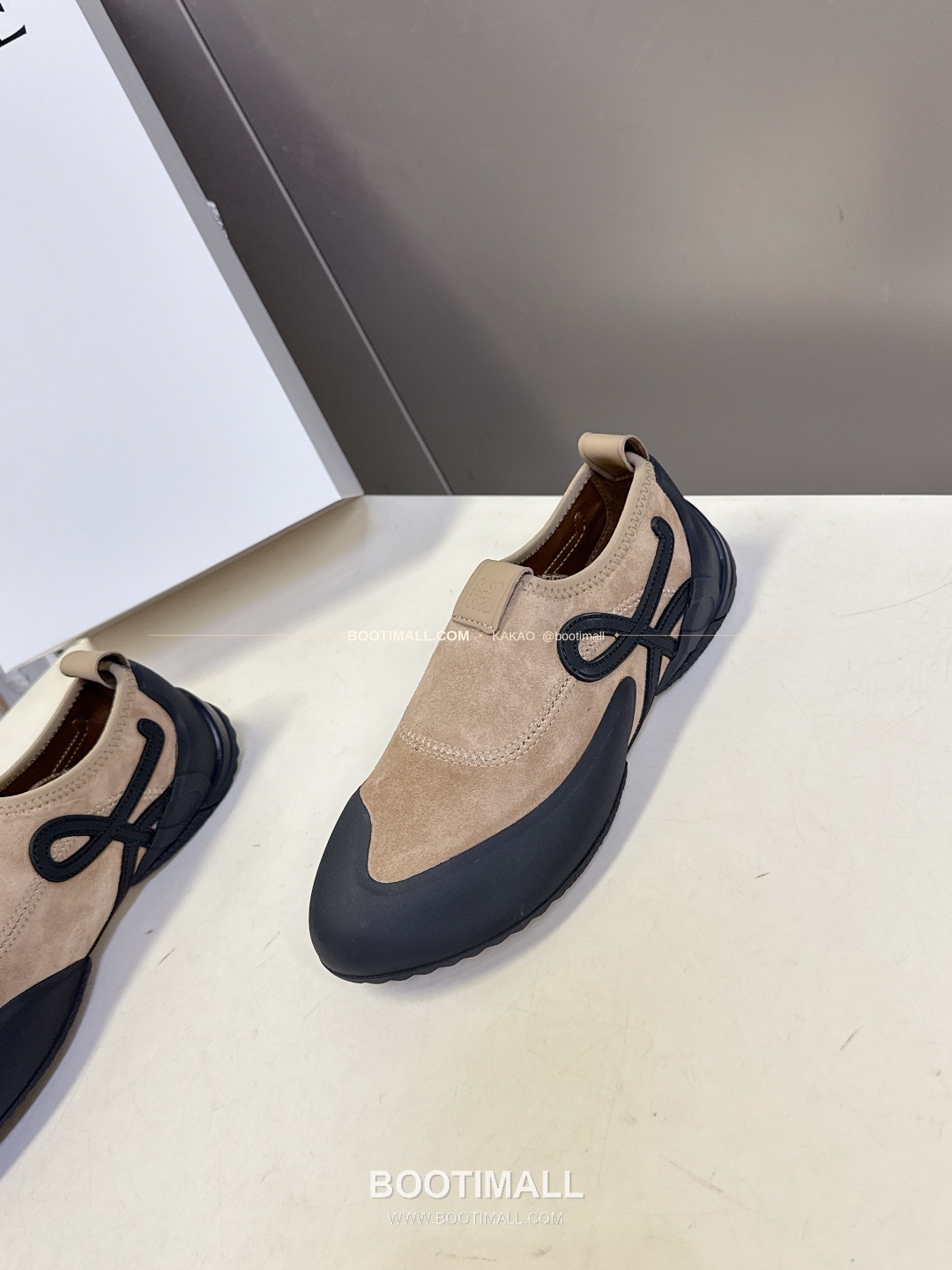 로에베 스웨이드 나일론 아나그램 러버솔 스니커즈 LOEWE Suede Nylon Anagram Rubber Sole Sneakers 3