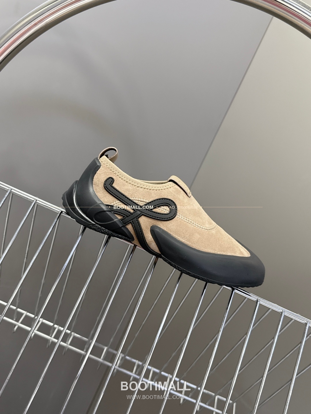 로에베 스웨이드 나일론 아나그램 러버솔 스니커즈 LOEWE Suede Nylon Anagram Rubber Sole Sneakers 5