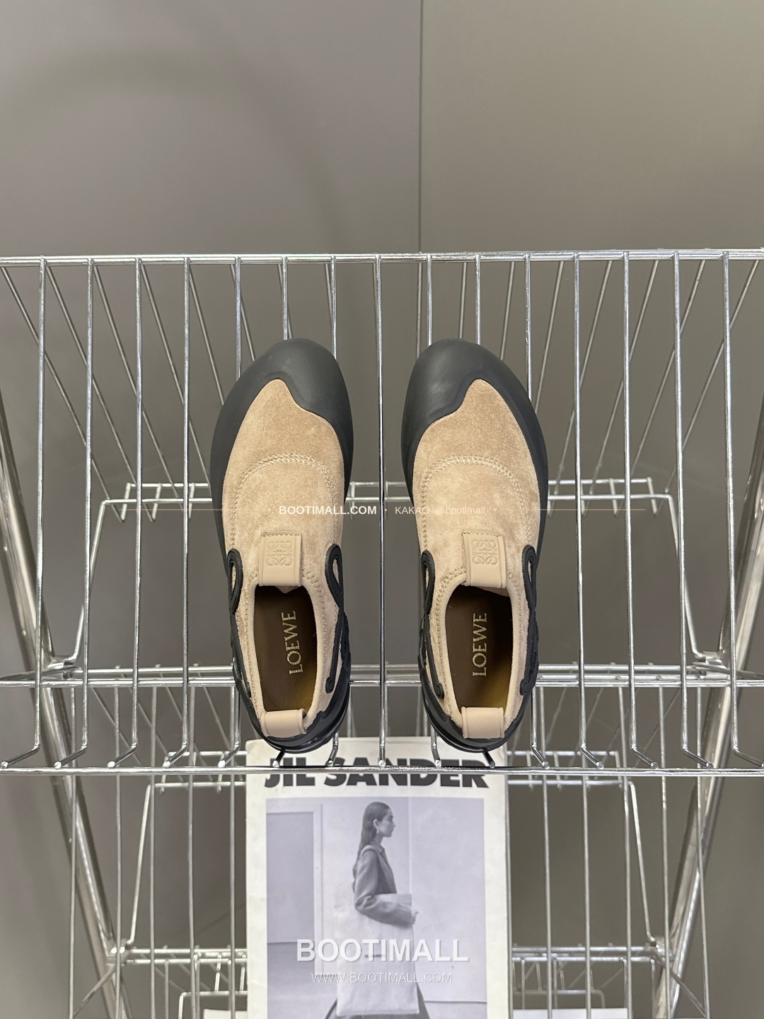 로에베 스웨이드 나일론 아나그램 러버솔 스니커즈 LOEWE Suede Nylon Anagram Rubber Sole Sneakers 6