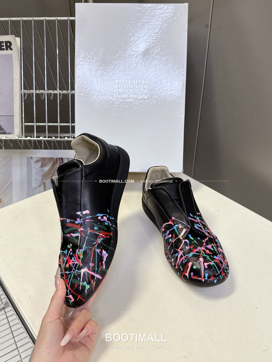 메종마르지엘라 퓨처 송아지가죽 히든밴드 하이탑 스니커즈 Maison Margiela Future Calfskin Hidden Band High-Top Sneakers 4