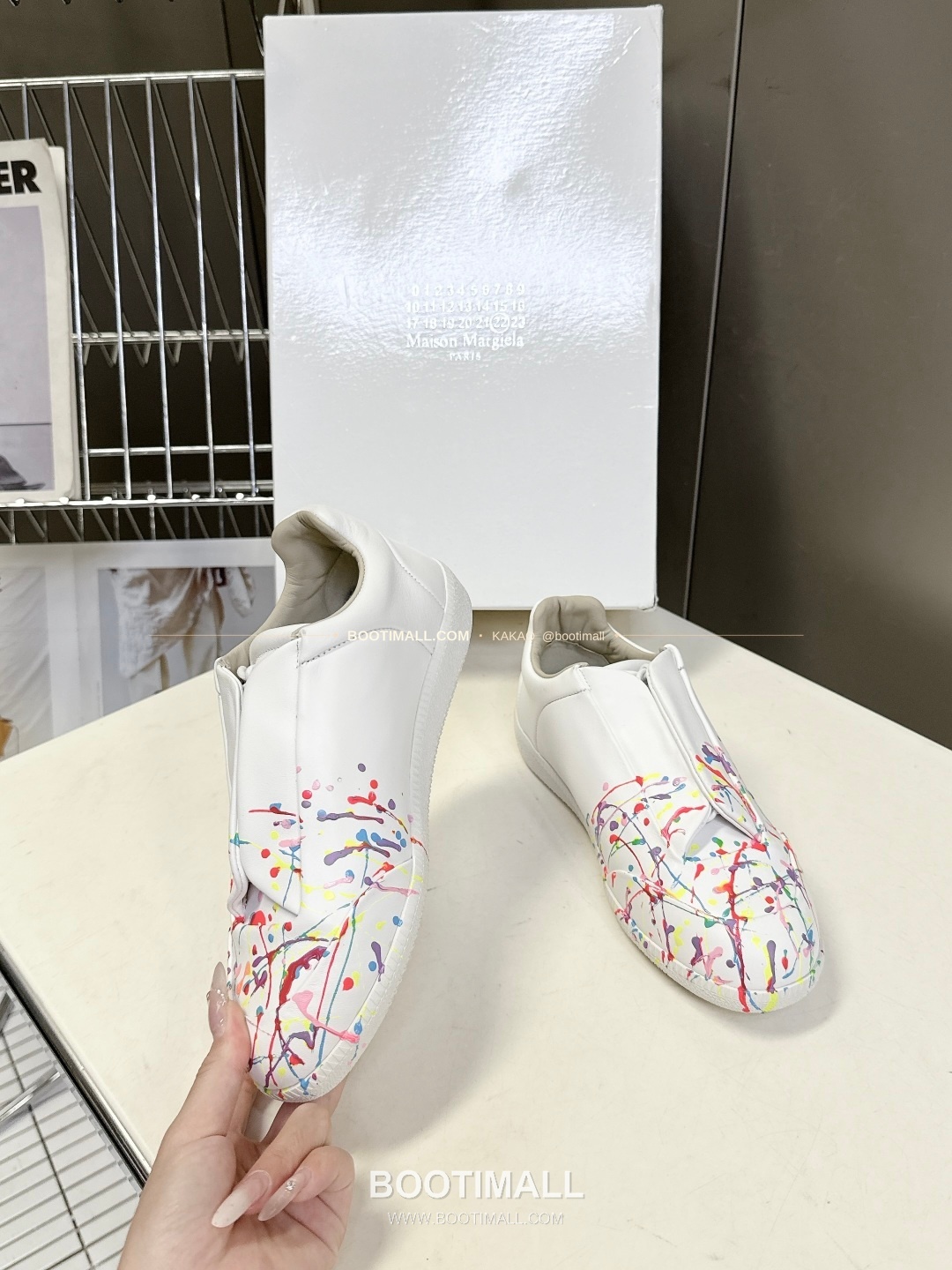메종마르지엘라 퓨처 송아지가죽 히든밴드 하이탑 스니커즈 Maison Margiela Future Calfskin Hidden Band High-Top Sneakers 4