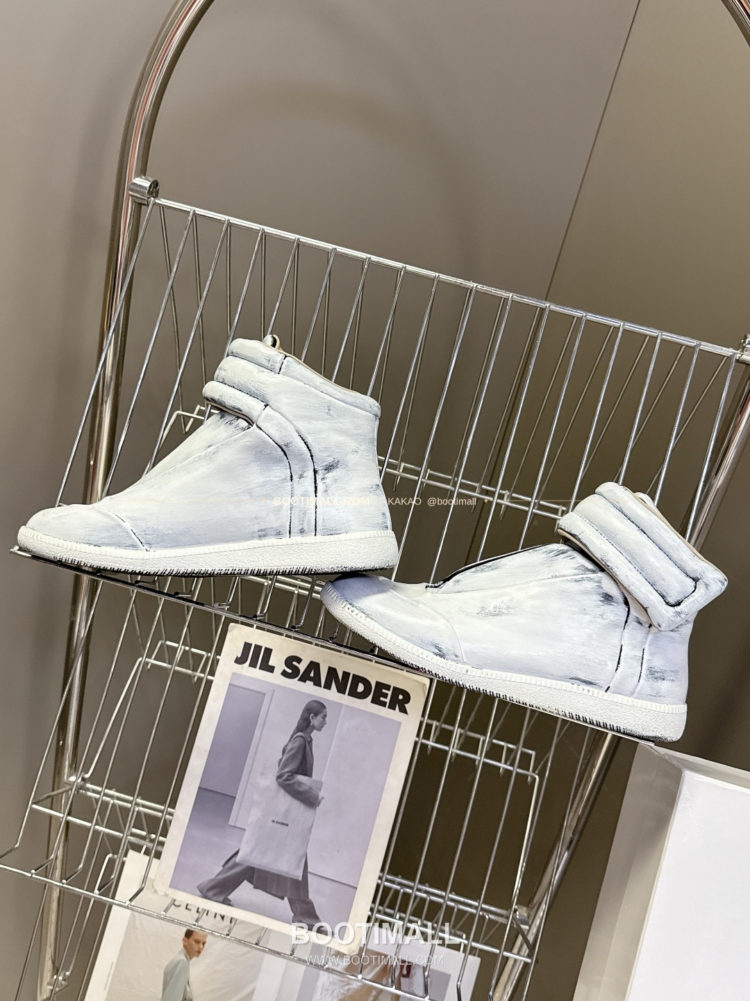 메종마르지엘라 퓨처 송아지가죽 히든밴드 하이탑 스니커즈 Maison Margiela Future Calfskin Hidden Band High-Top Sneakers 6