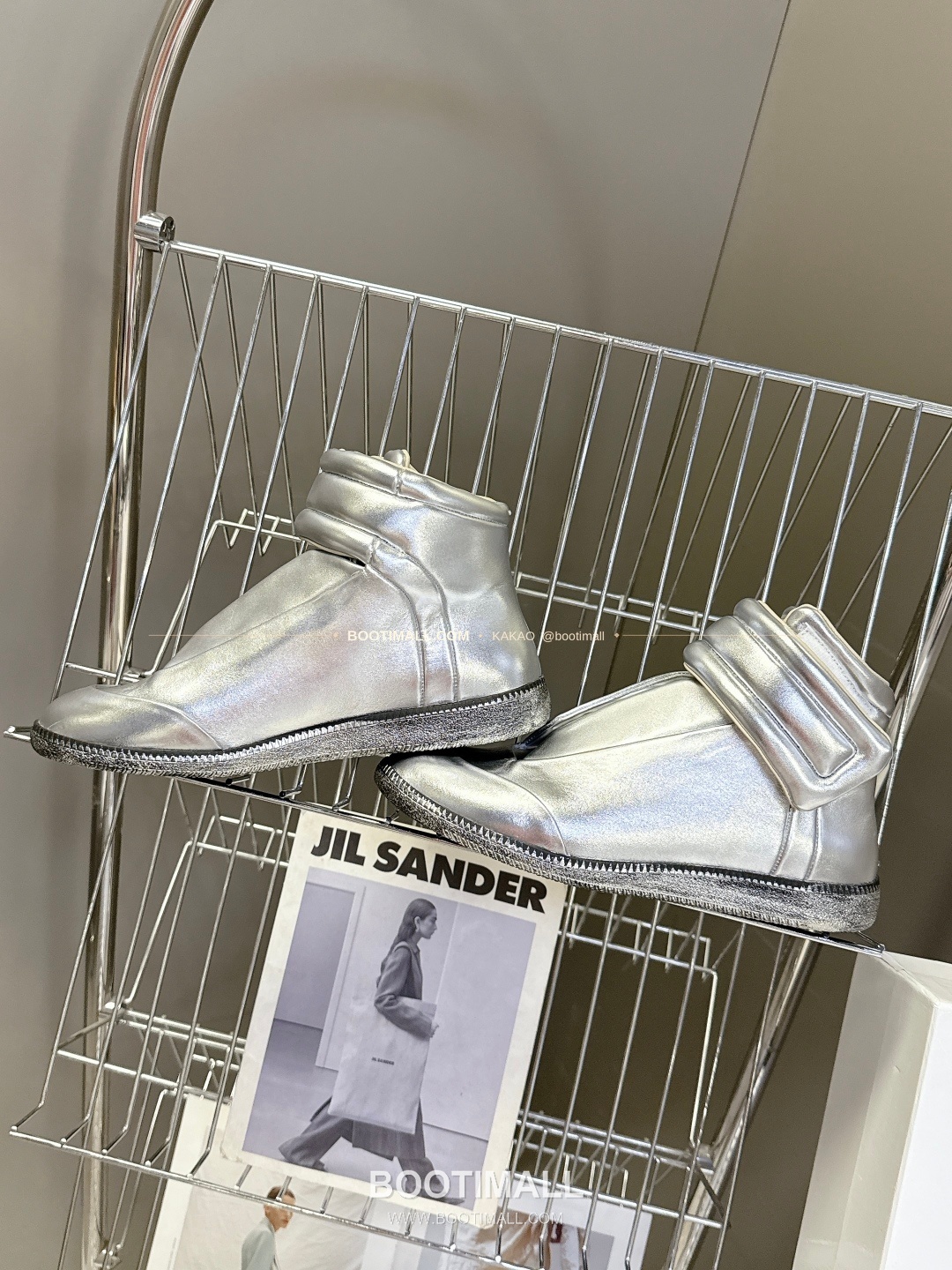 메종마르지엘라 퓨처 송아지가죽 히든밴드 하이탑 스니커즈 Maison Margiela Future Calfskin Hidden Band High-Top Sneakers 6