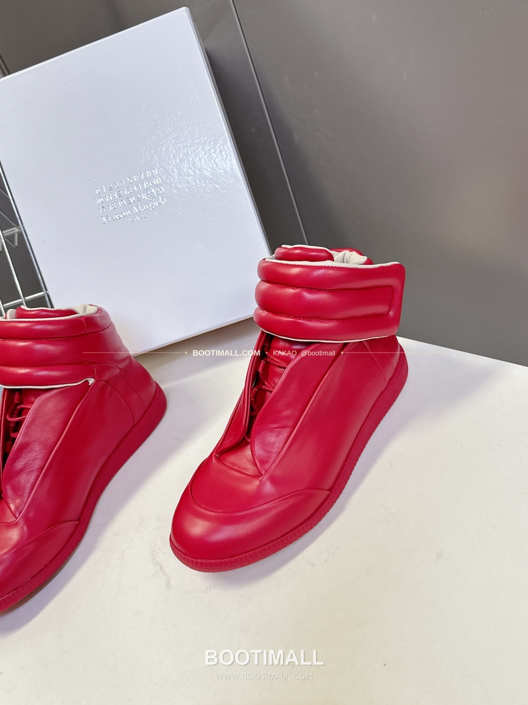 메종마르지엘라 퓨처 송아지가죽 히든밴드 하이탑 스니커즈 Maison Margiela Future Calfskin Hidden Band High-Top Sneakers 3