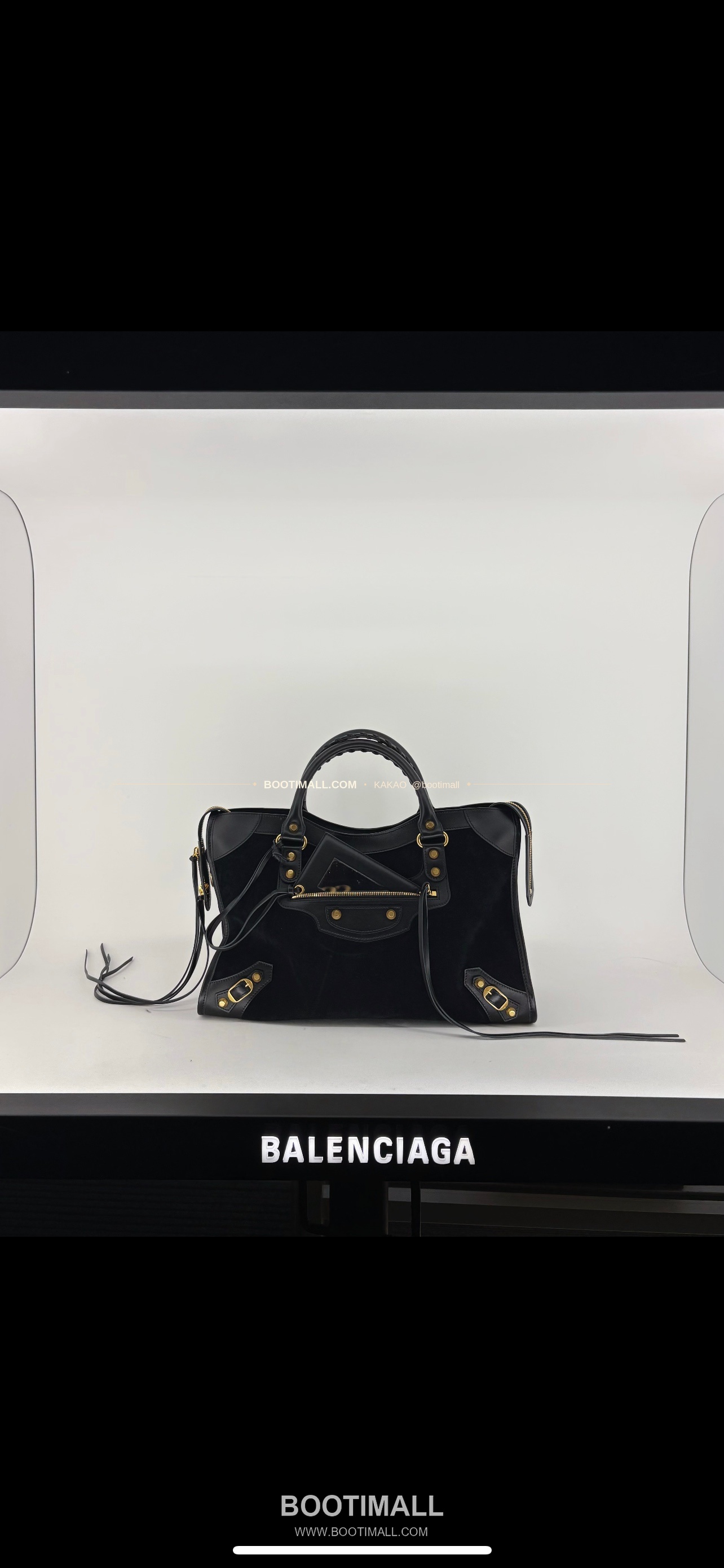 발렌시아가 르시티 레더 태슬 모터 토트백 Balenciaga Le City Leather Tassel Moto Tote Bag 3301 37cm 1
