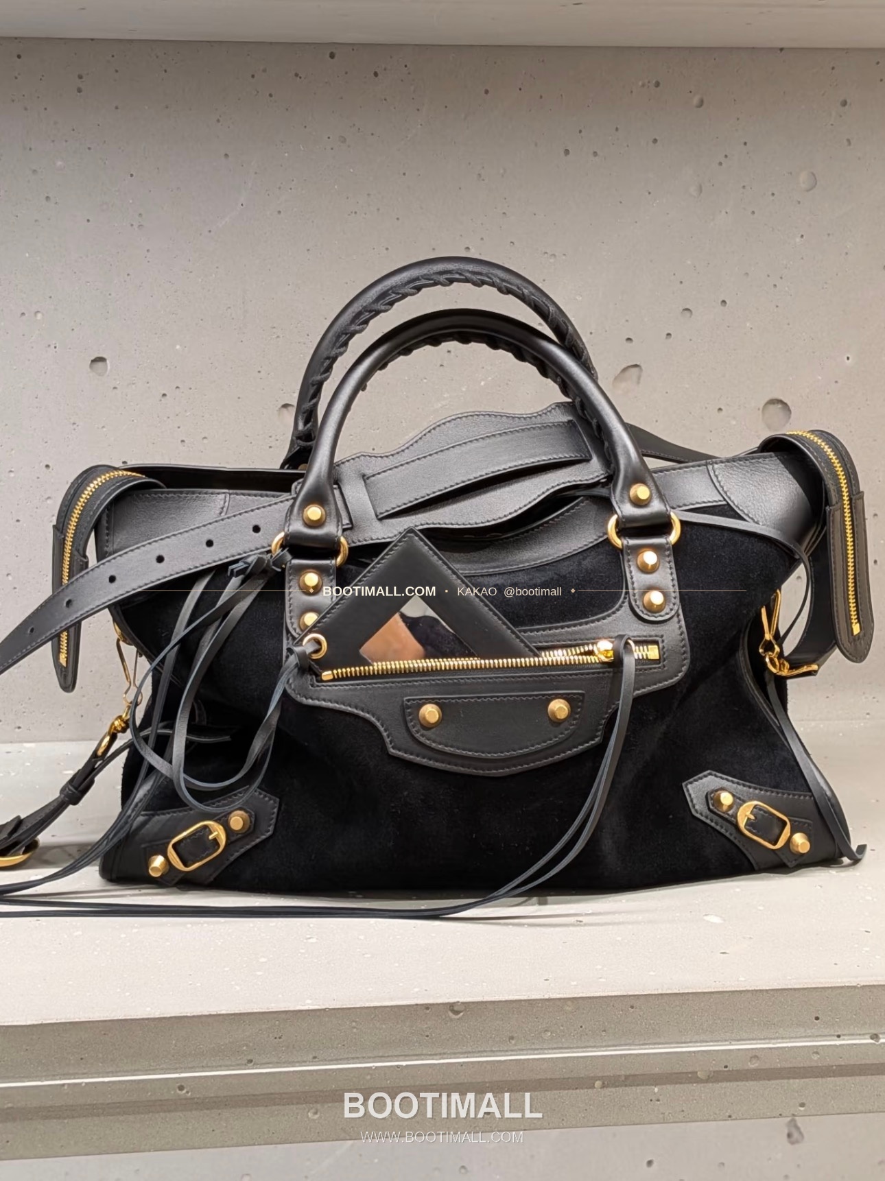 발렌시아가 르시티 레더 태슬 모터 토트백 Balenciaga Le City Leather Tassel Moto Tote Bag 3301 37cm 6