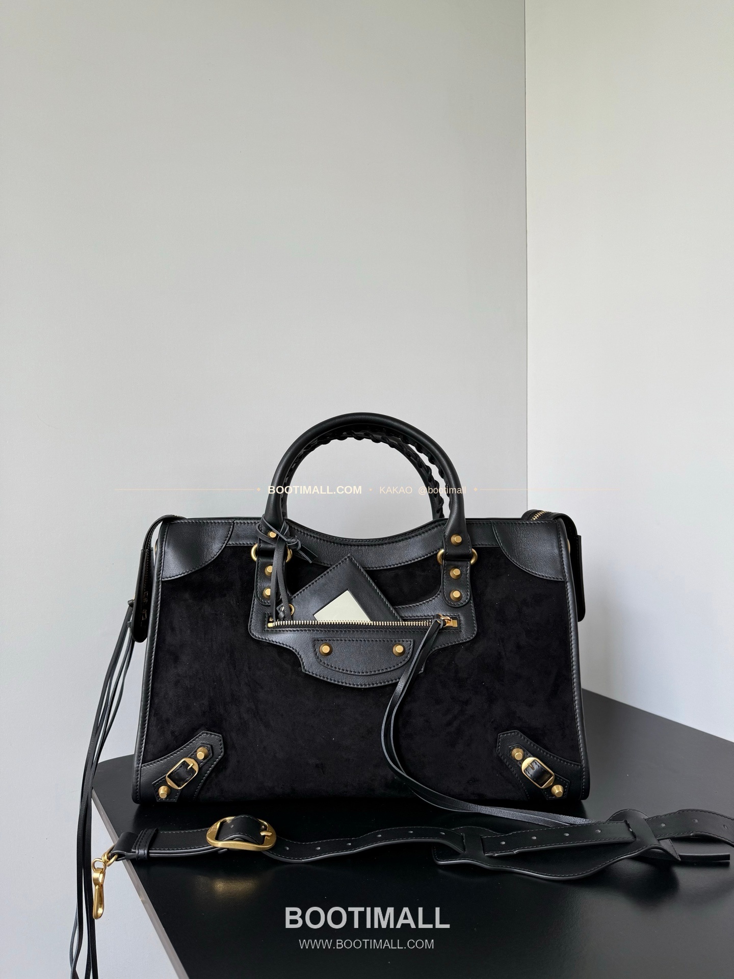 발렌시아가 르시티 레더 태슬 모터 토트백 Balenciaga Le City Leather Tassel Moto Tote Bag 3301 37cm 10
