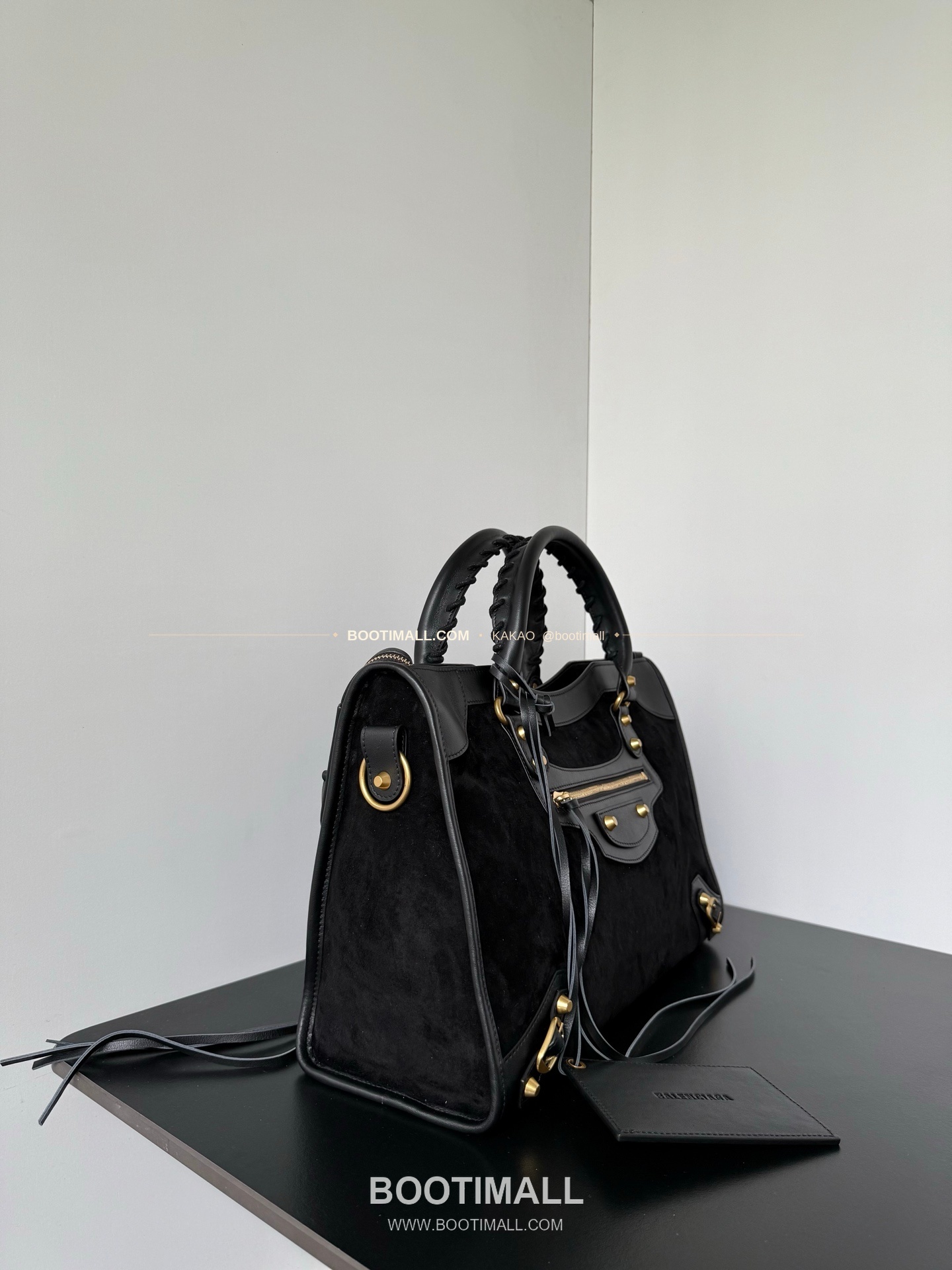 발렌시아가 르시티 레더 태슬 모터 토트백 Balenciaga Le City Leather Tassel Moto Tote Bag 3301 37cm 12