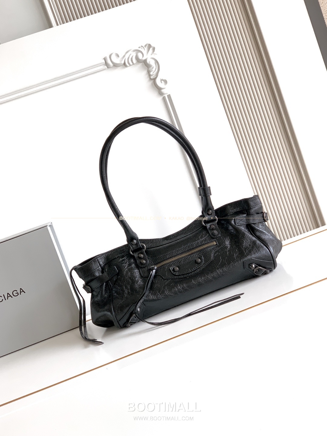 발렌시아가 LE 시티 오일왁스 레더 태슬 숄더백 Balenciaga Le City Oil Wax Leather Tassel Shoulder Bag 2016 31cm 1