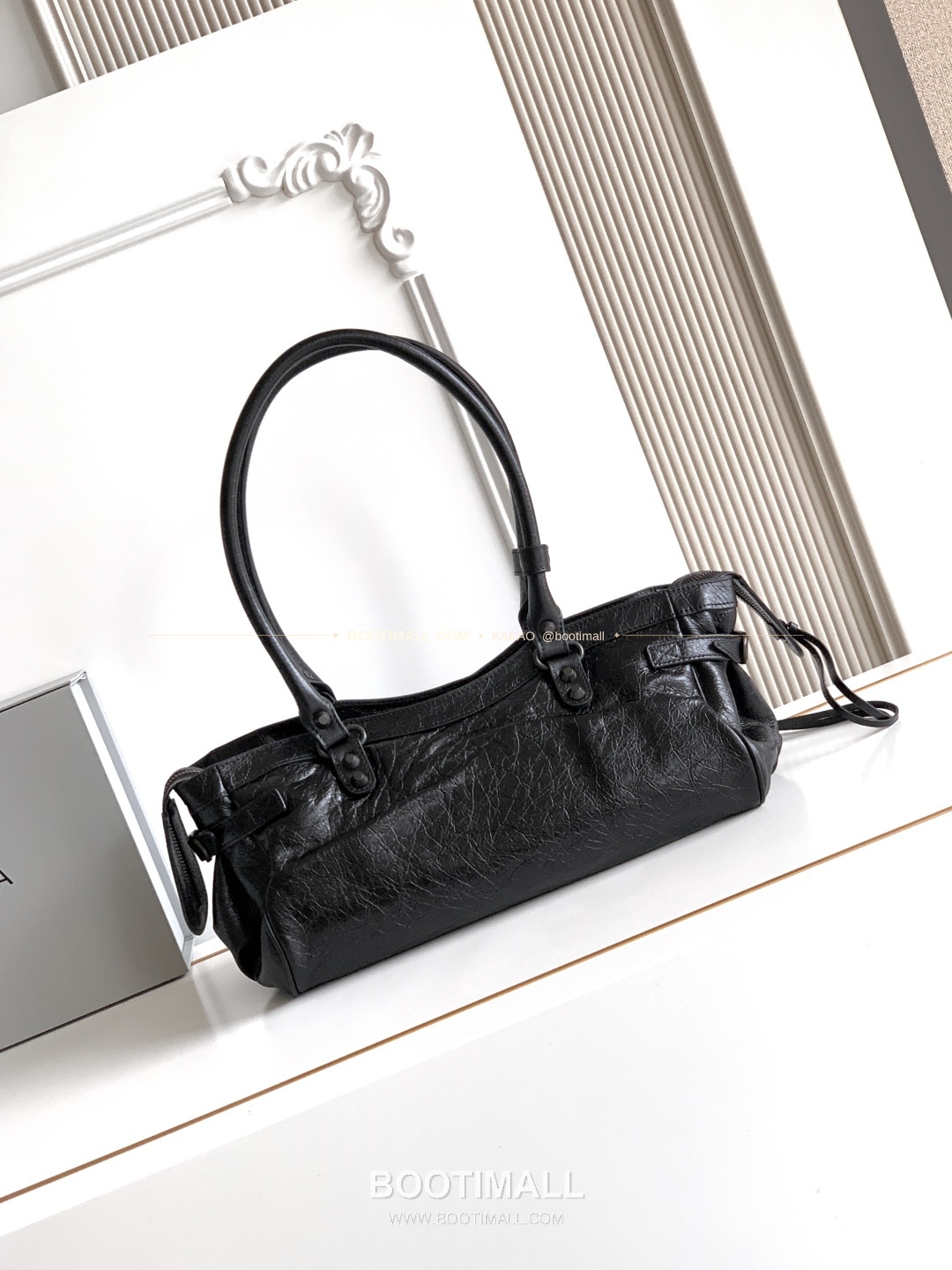 발렌시아가 LE 시티 오일왁스 레더 태슬 숄더백 Balenciaga Le City Oil Wax Leather Tassel Shoulder Bag 2016 31cm 3