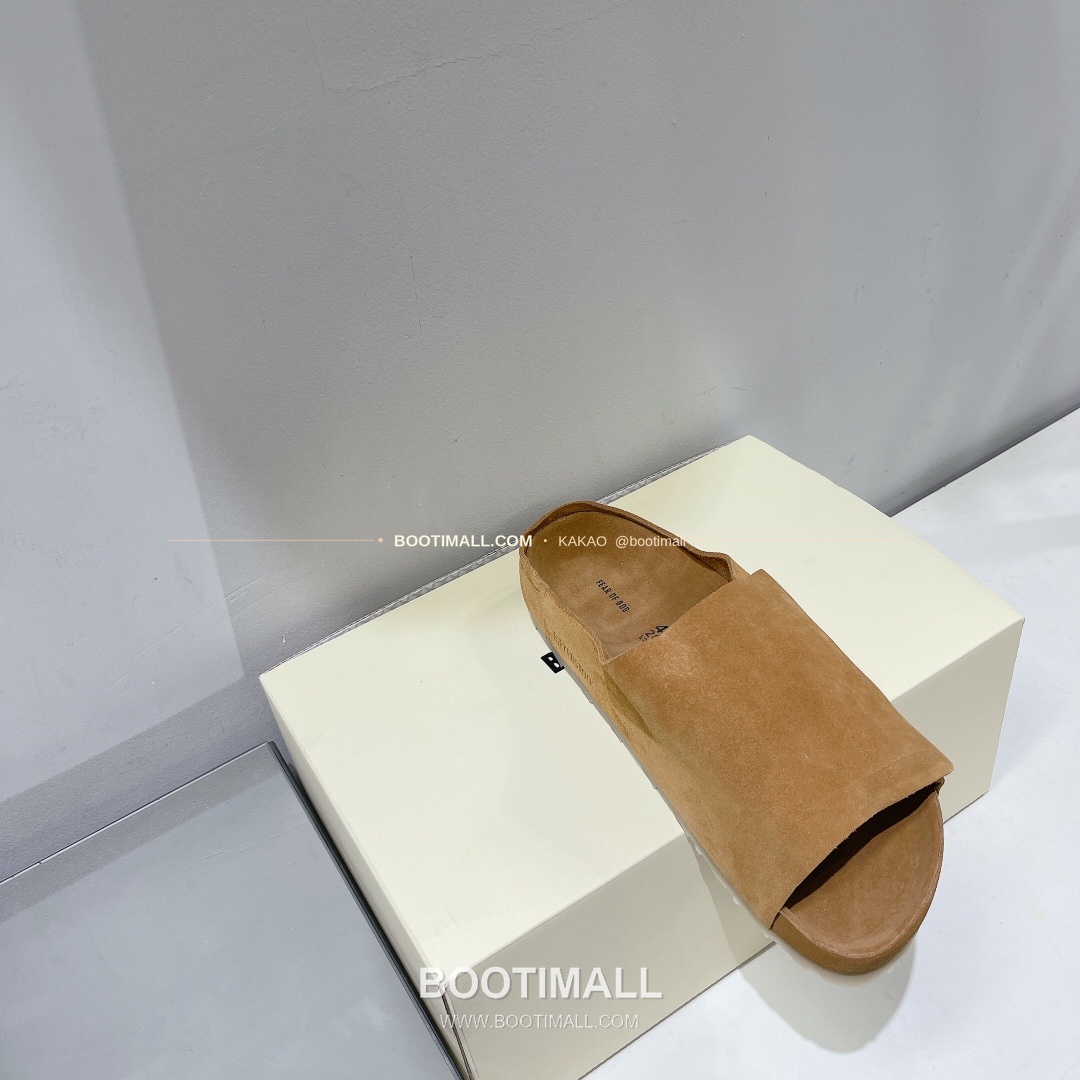 피어오브갓 버켄스탁 스웨이드 더블스트랩 코르크 풋베드 슬리퍼 Fear of God Birkenstock Suede Double Strap Cork Footbed Sandals 4