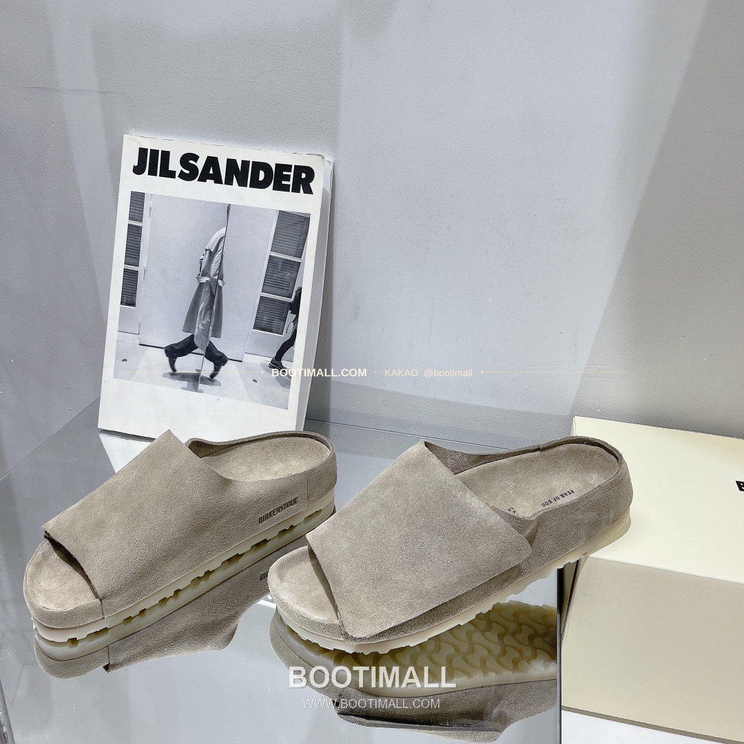 피어오브갓 버켄스탁 스웨이드 더블스트랩 코르크 풋베드 슬리퍼 Fear of God Birkenstock Suede Double Strap Cork Footbed Sandals 5