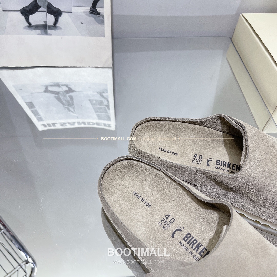 피어오브갓 버켄스탁 스웨이드 더블스트랩 코르크 풋베드 슬리퍼 Fear of God Birkenstock Suede Double Strap Cork Footbed Sandals 6