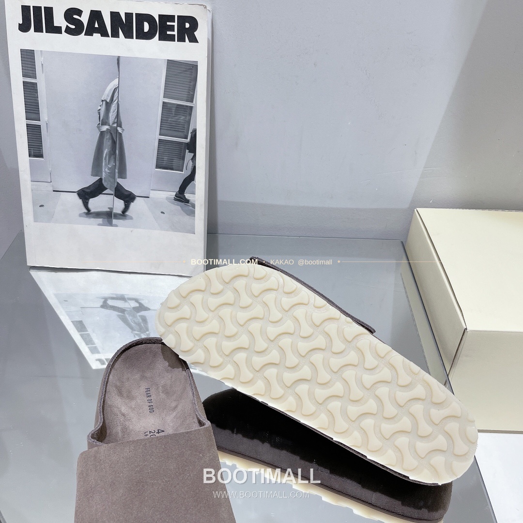 피어오브갓 버켄스탁 스웨이드 더블스트랩 코르크 풋베드 슬리퍼 Fear of God Birkenstock Suede Double Strap Cork Footbed Sandals 8
