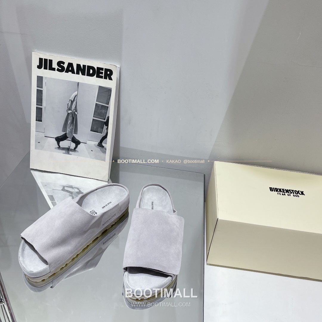 피어오브갓 버켄스탁 스웨이드 더블스트랩 코르크 풋베드 슬리퍼 Fear of God Birkenstock Suede Double Strap Cork Footbed Sandals 3