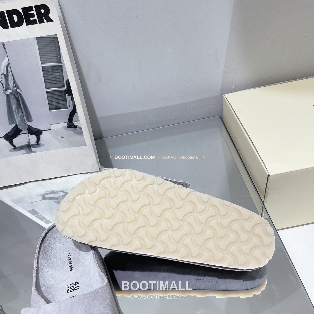 피어오브갓 버켄스탁 스웨이드 더블스트랩 코르크 풋베드 슬리퍼 Fear of God Birkenstock Suede Double Strap Cork Footbed Sandals 8