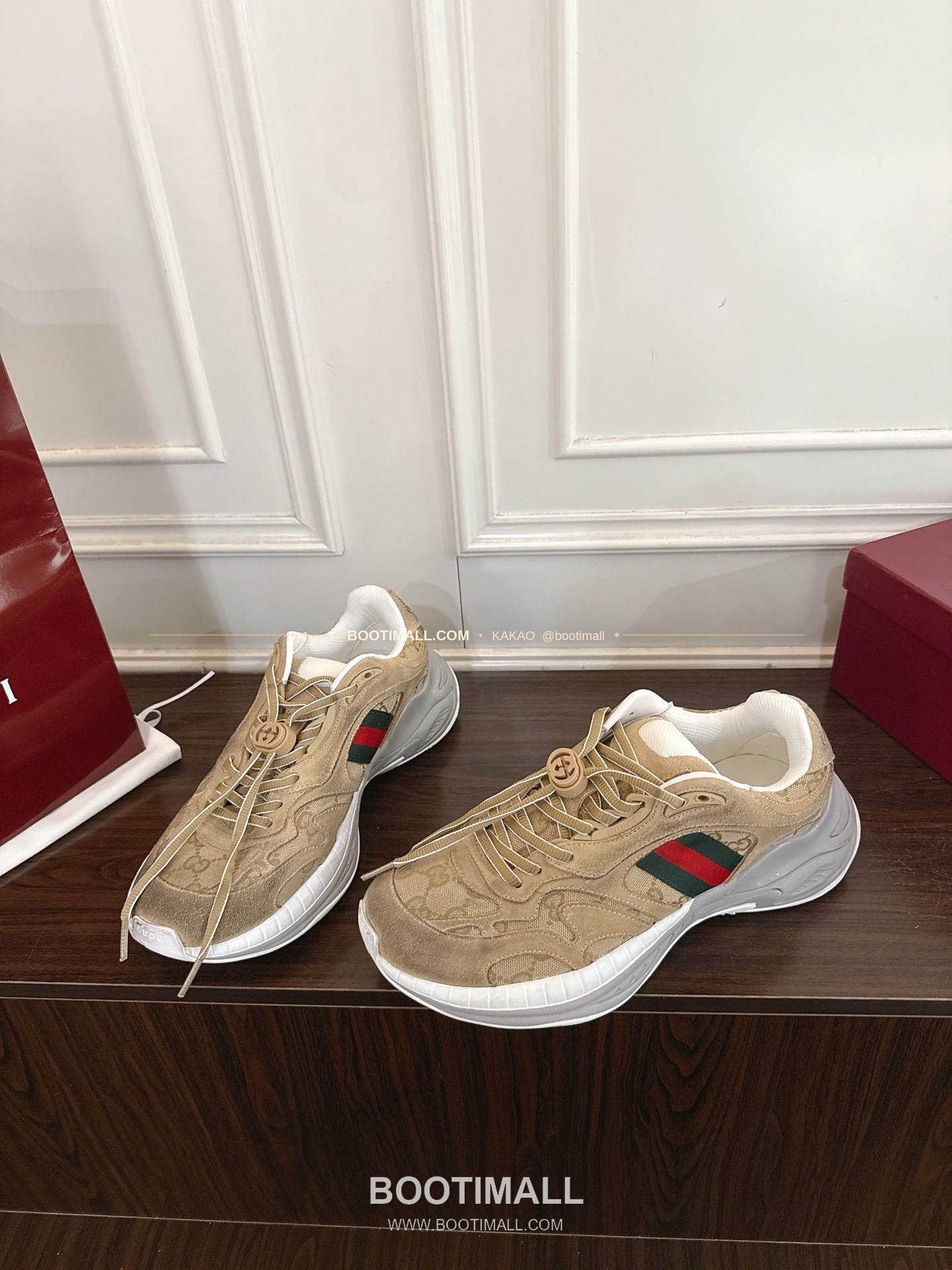 구찌 2.0 소가죽 메쉬 GG리플렉티브 러닝 스니커즈 Gucci 2.0 Leather Mesh GG Reflective Running Sneakers 5cm 4