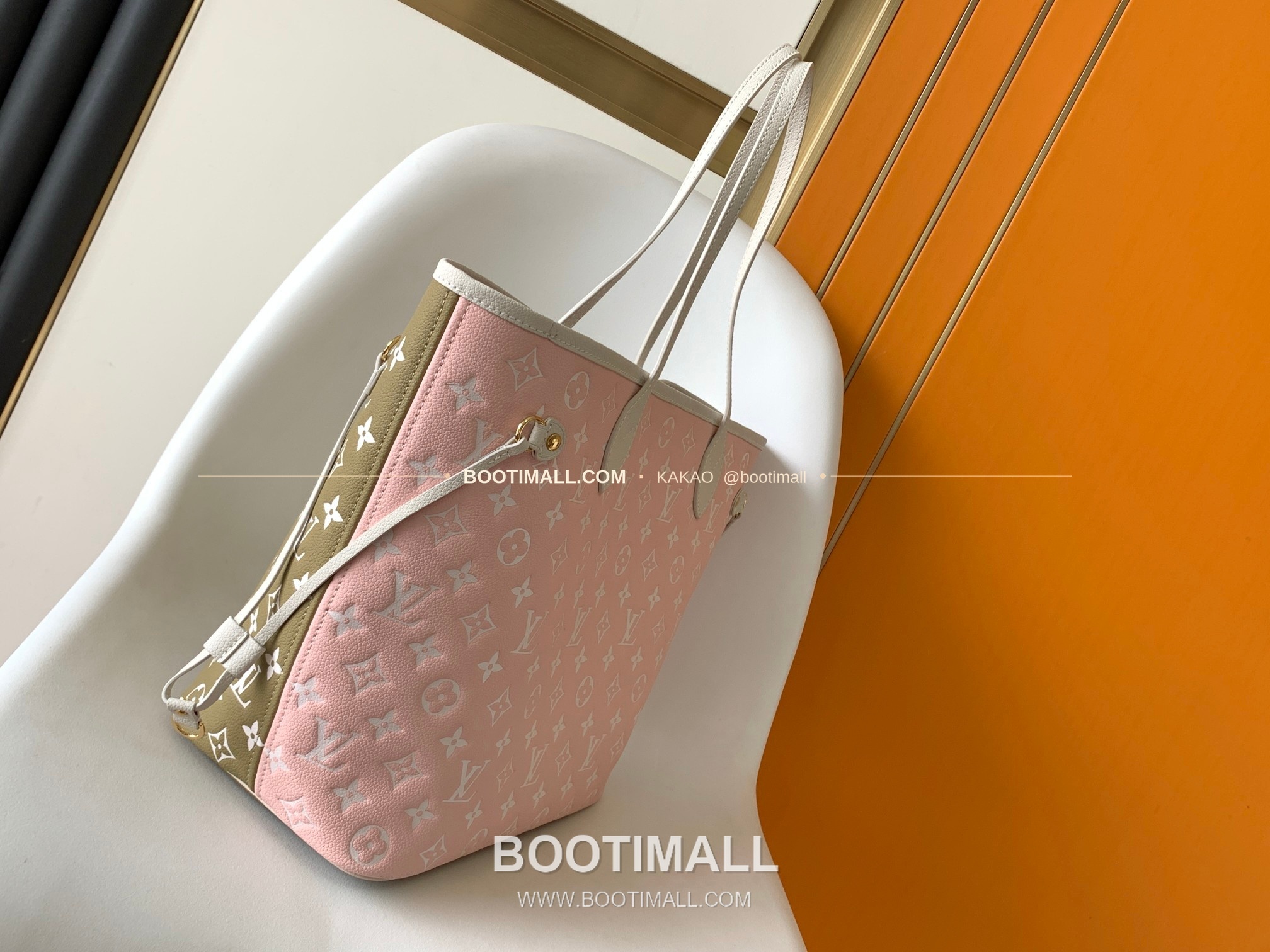 루이비통 모노그램 앙프렝뜨 레더 네버풀 MM 토트백 Louis Vuitton Monogram Empreinte Leather Neverfull MM Tote Bag M46102 31cm 2