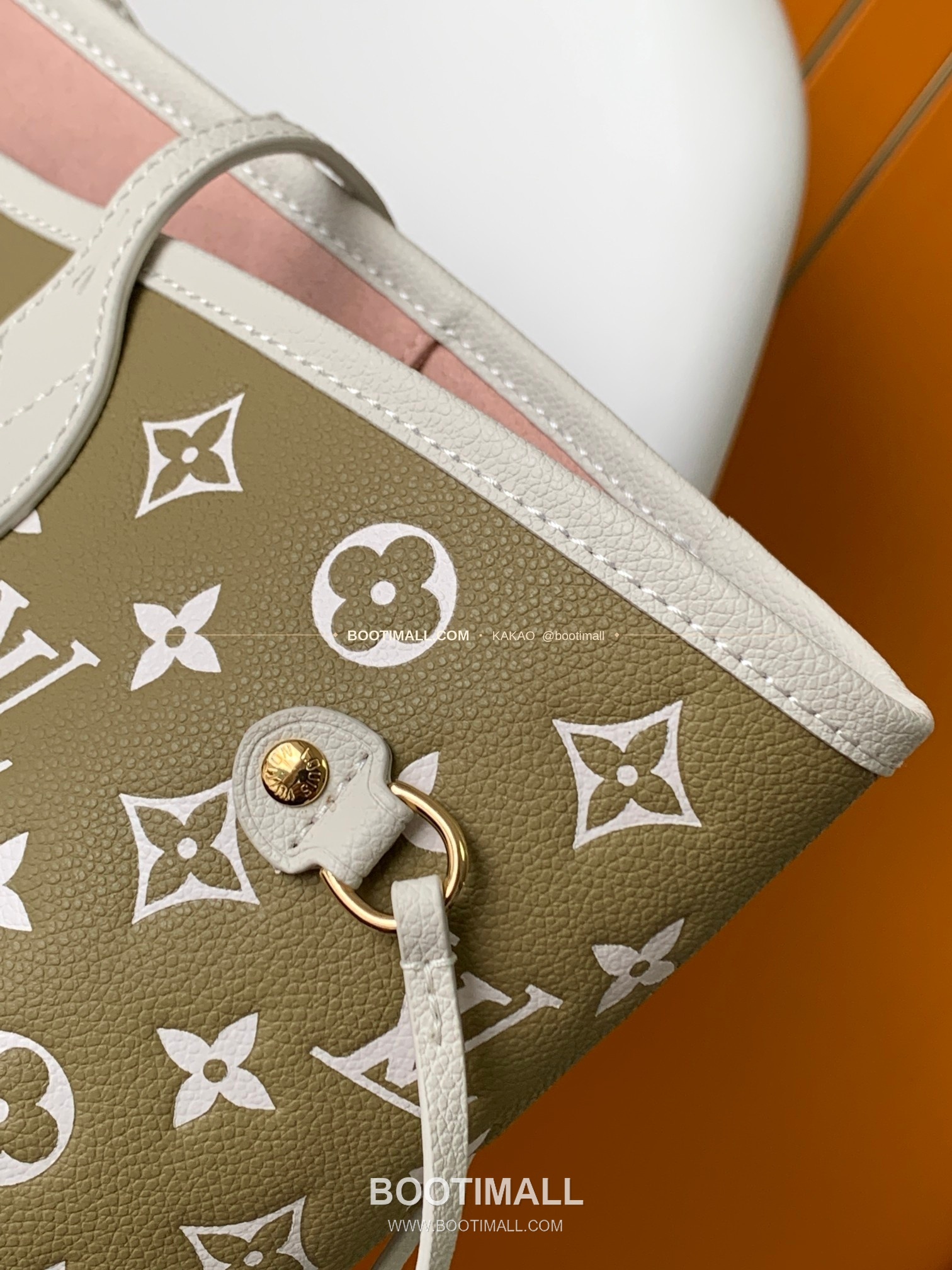 루이비통 모노그램 앙프렝뜨 레더 네버풀 MM 토트백 Louis Vuitton Monogram Empreinte Leather Neverfull MM Tote Bag M46102 31cm 6