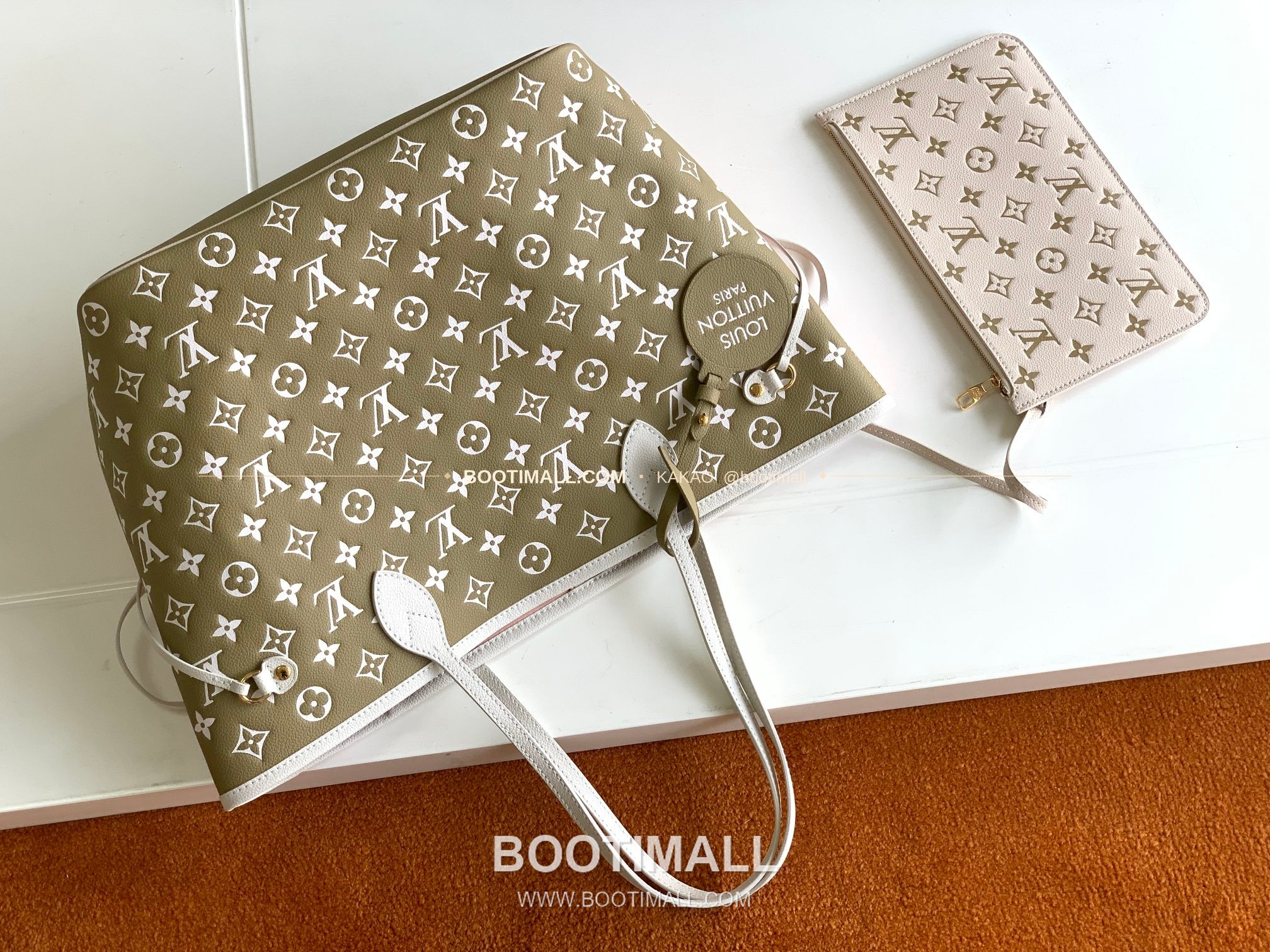 루이비통 모노그램 앙프렝뜨 레더 네버풀 MM 토트백 Louis Vuitton Monogram Empreinte Leather Neverfull MM Tote Bag M46102 31cm 9