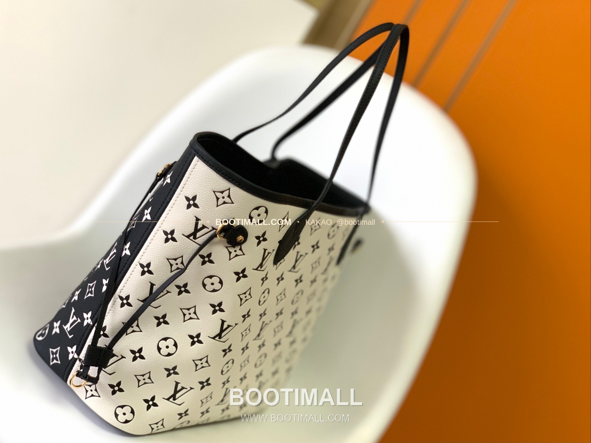 루이비통 모노그램 앙프렝뜨 레더 네버풀 MM 토트백 Louis Vuitton Monogram Empreinte Leather Neverfull MM Tote Bag M46102 31cm 2