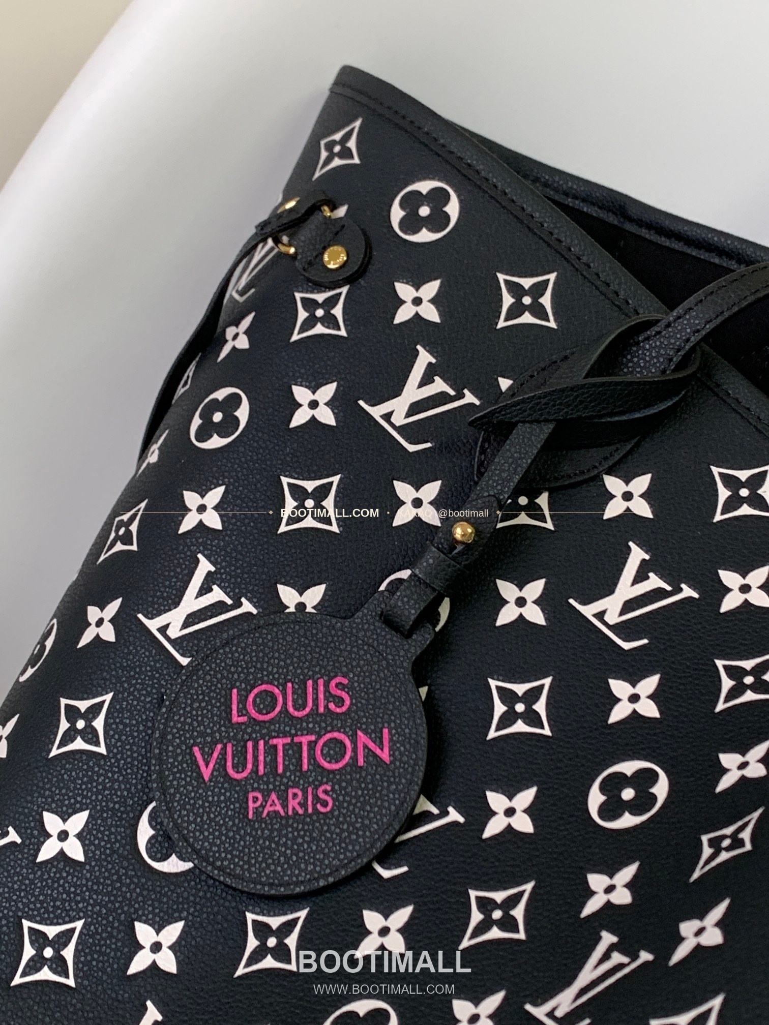 루이비통 모노그램 앙프렝뜨 레더 네버풀 MM 토트백 Louis Vuitton Monogram Empreinte Leather Neverfull MM Tote Bag M46102 31cm 5