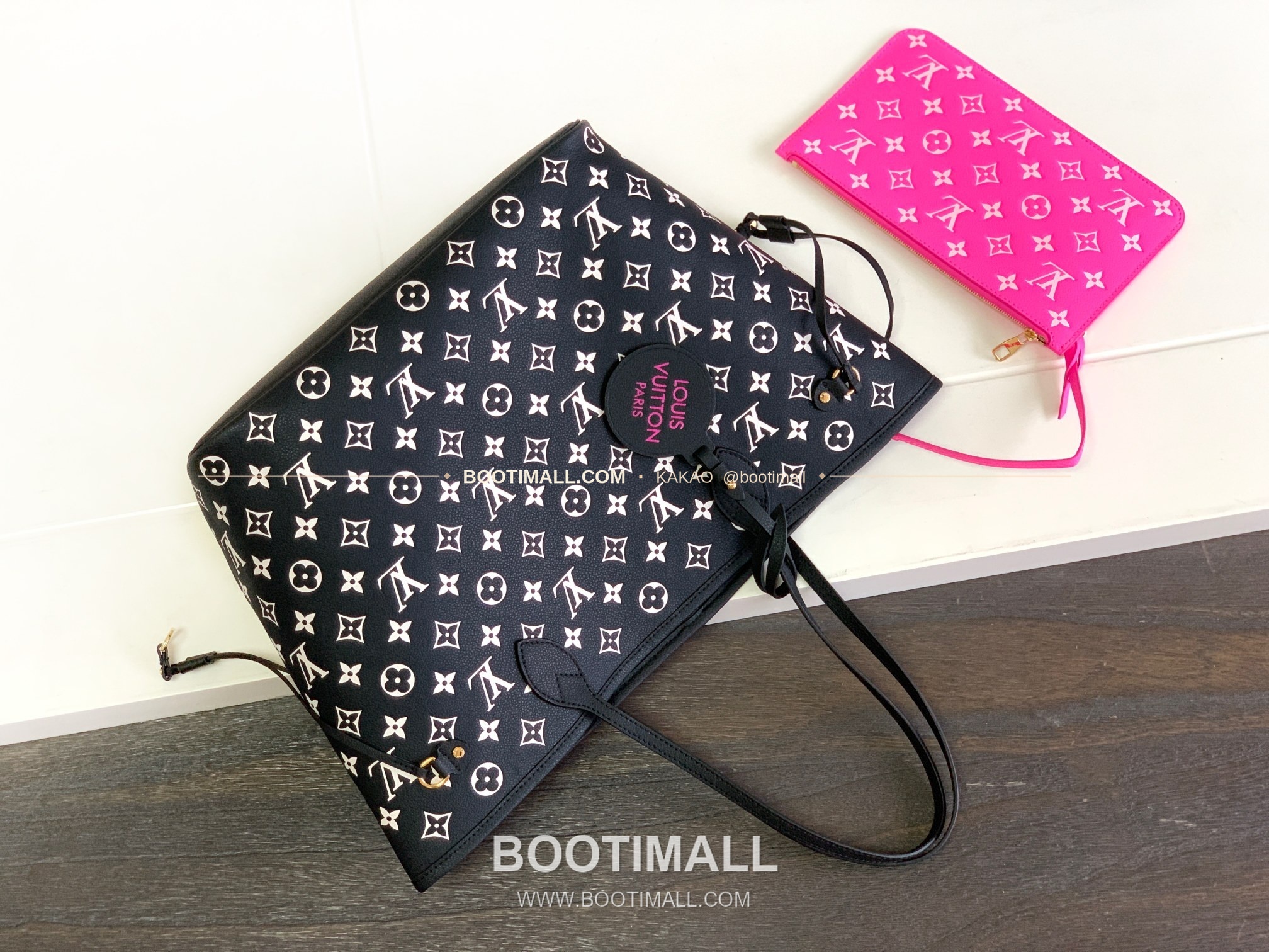 루이비통 모노그램 앙프렝뜨 레더 네버풀 MM 토트백 Louis Vuitton Monogram Empreinte Leather Neverfull MM Tote Bag M46102 31cm 9
