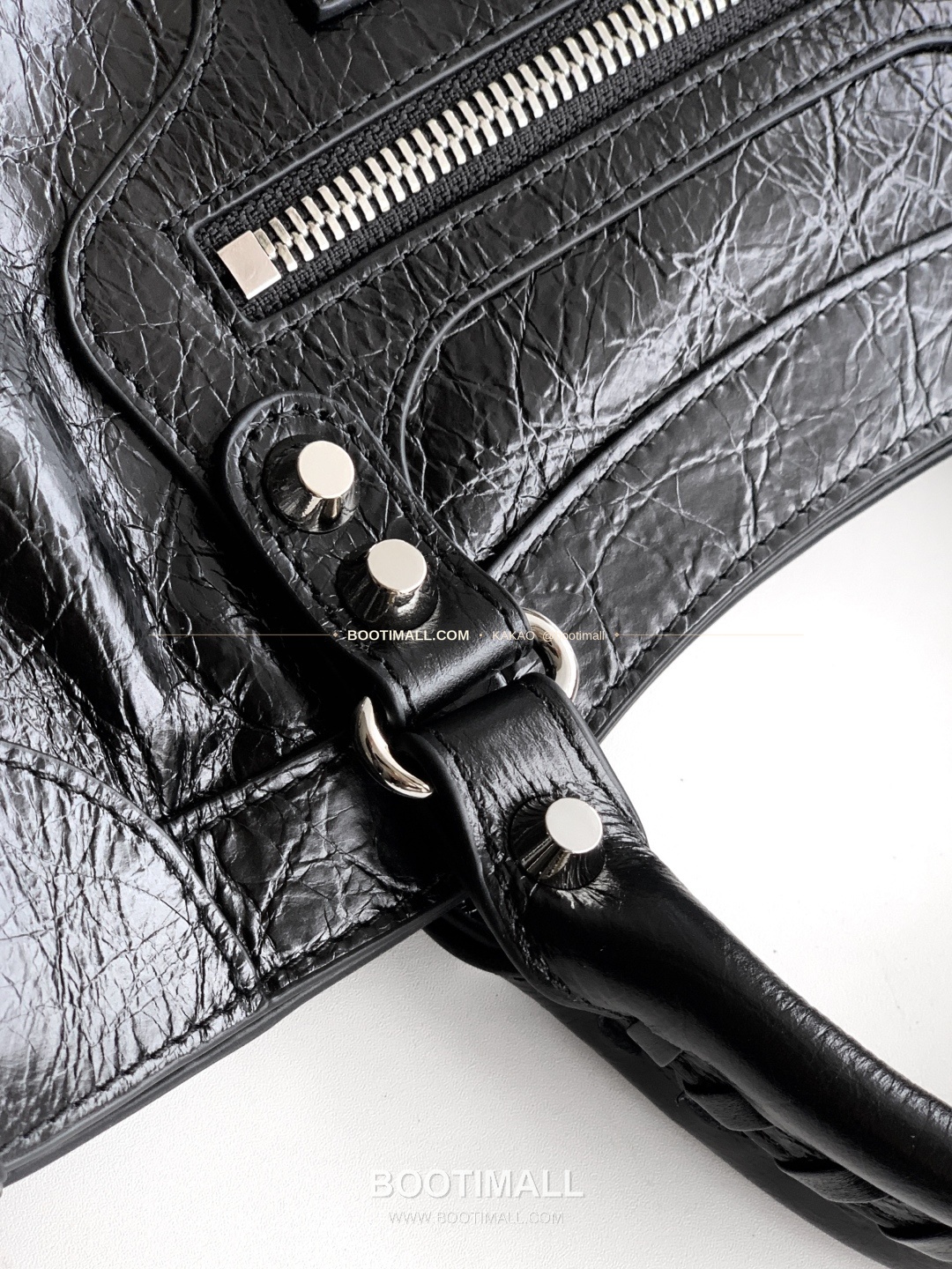발렌시아가 르시티 레더 태슬 모토 숄더백 Balenciaga Le City Leather Tassel Moto Shoulder Bag 2022 30cm 6
