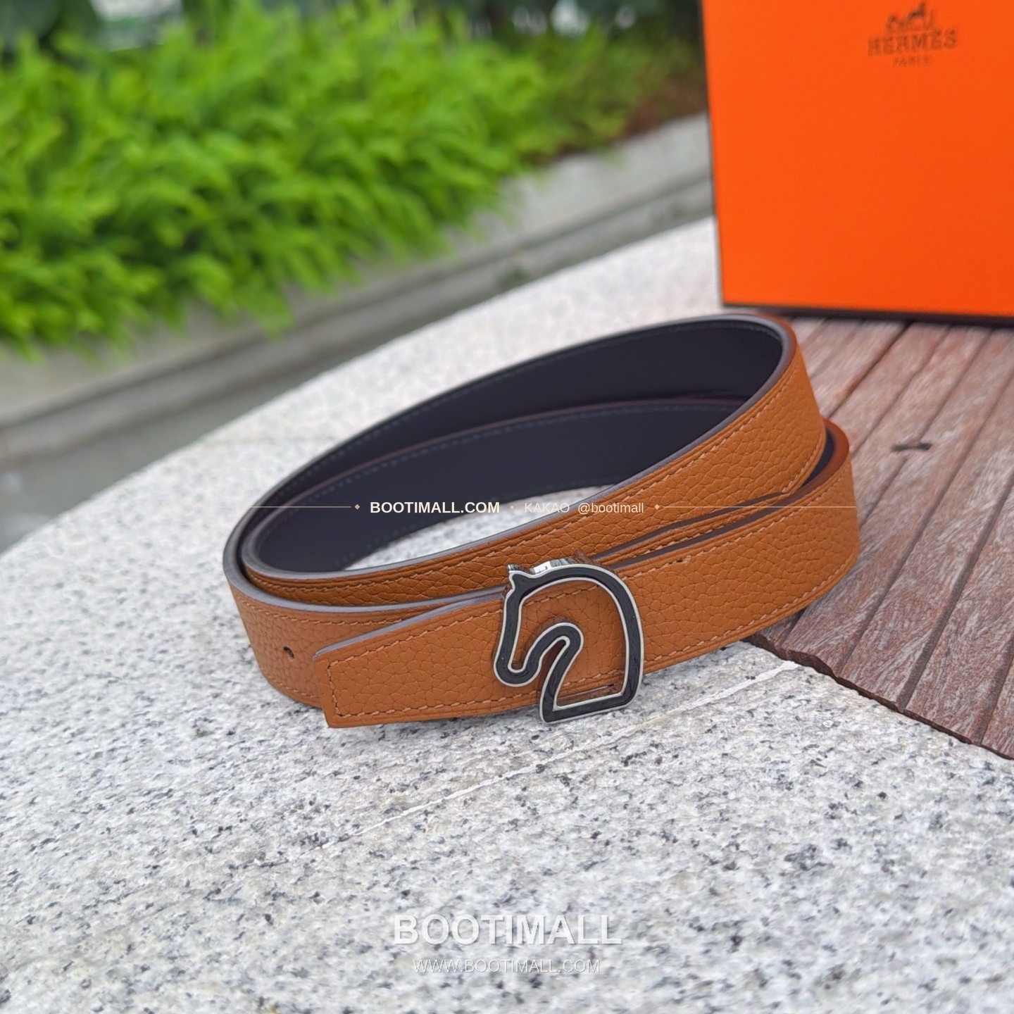 에르메스 송아지가죽 버클 리버서블 벨트 Hermes Calfskin Buckle Reversible Belt 2.5cm 2