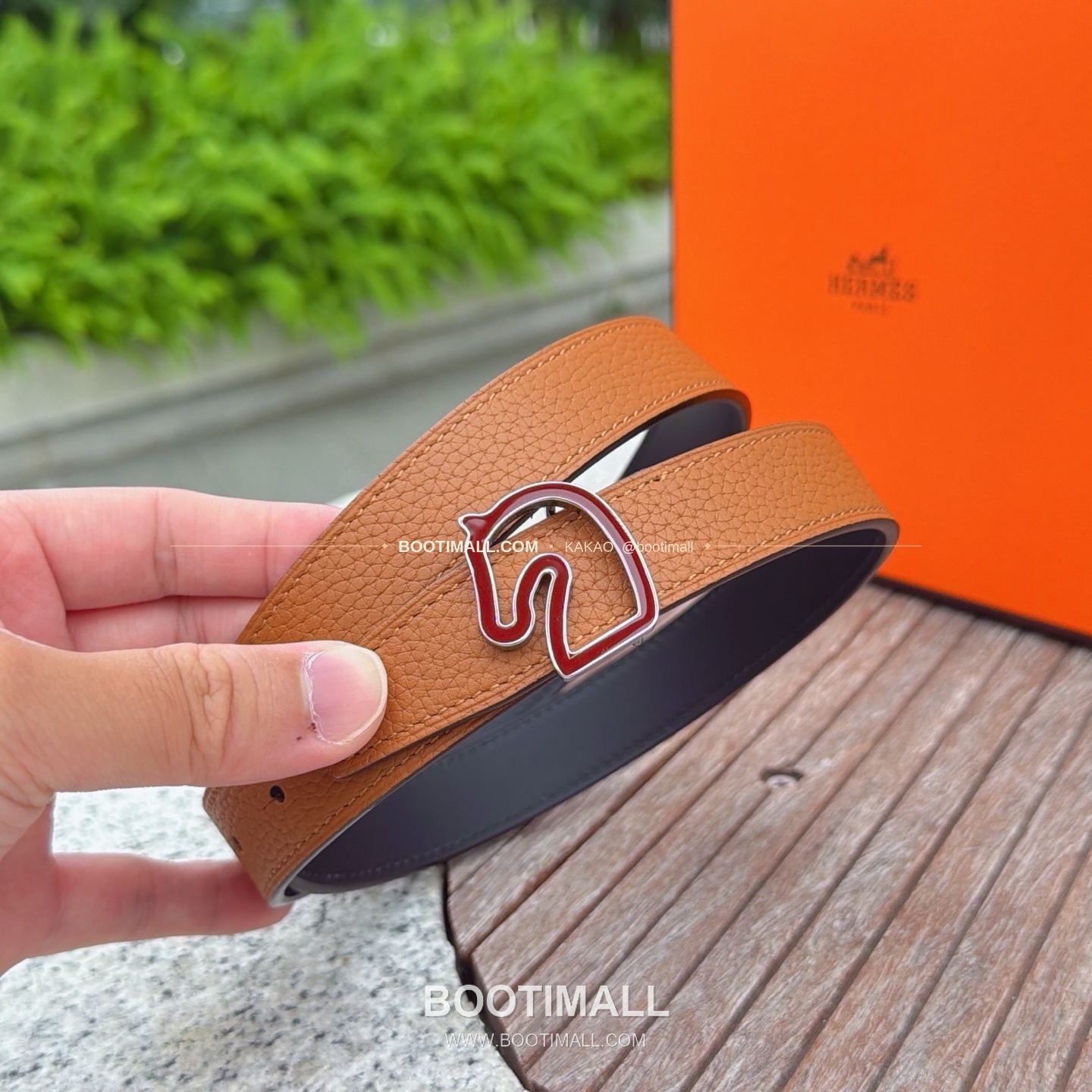 에르메스 송아지가죽 버클 리버서블 벨트 Hermes Calfskin Buckle Reversible Belt 2.5cm 3